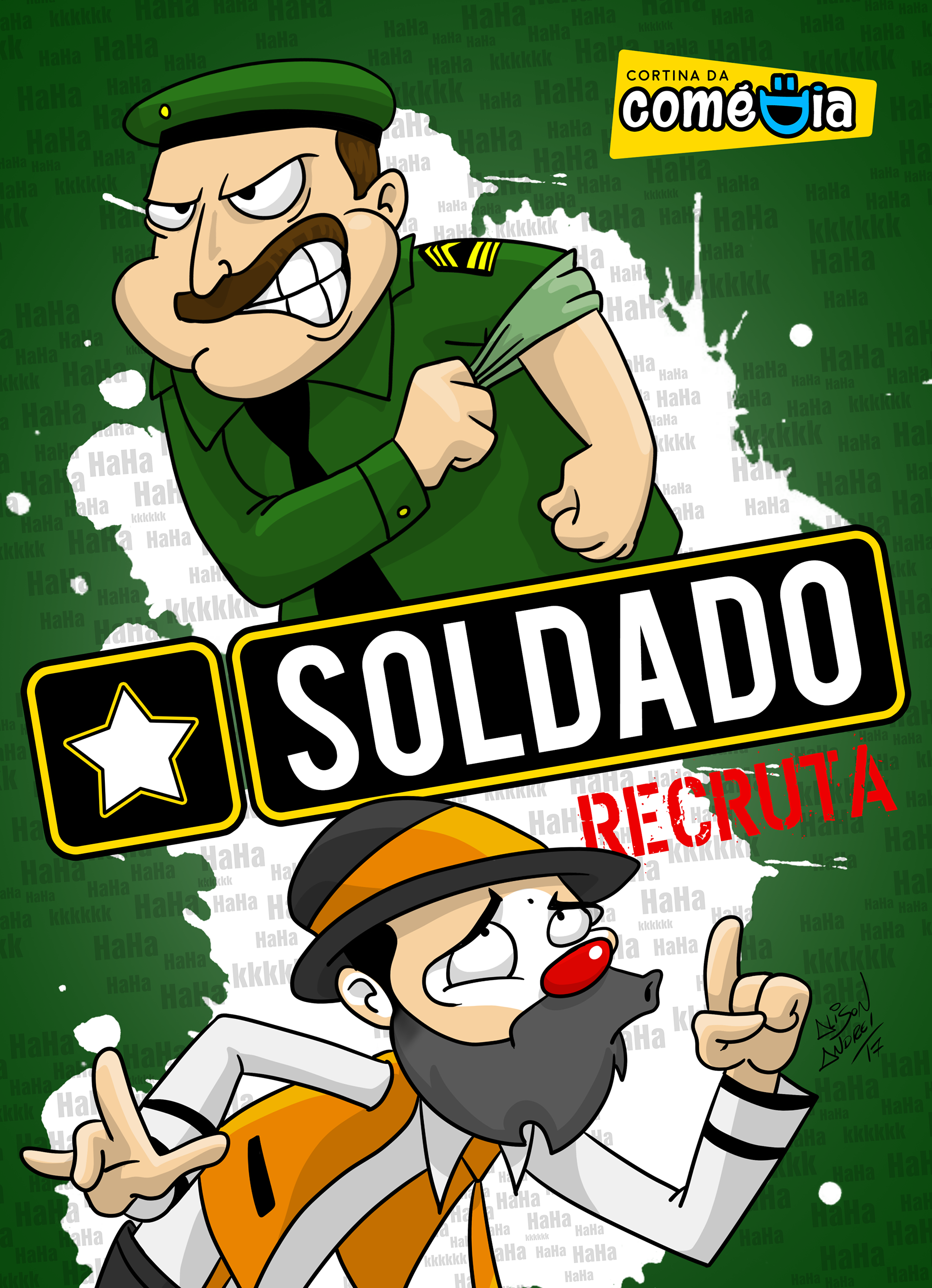 O Soldado Recruta - Comédia