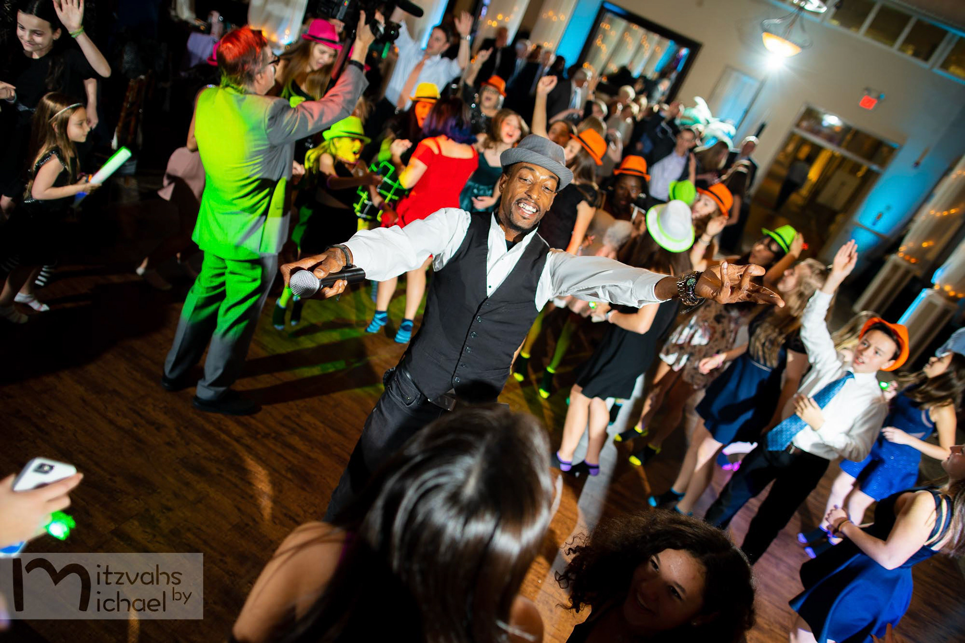 Cora’s Beth Shalom Bat Mitzvah party at The Great Room at Savage Mill.