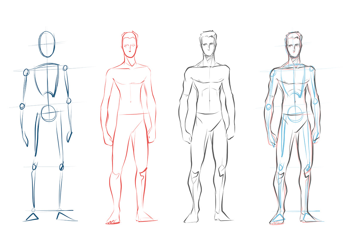 Bernardo Ramonfaur / Portfolio - Human body studies / Cuerpo humano