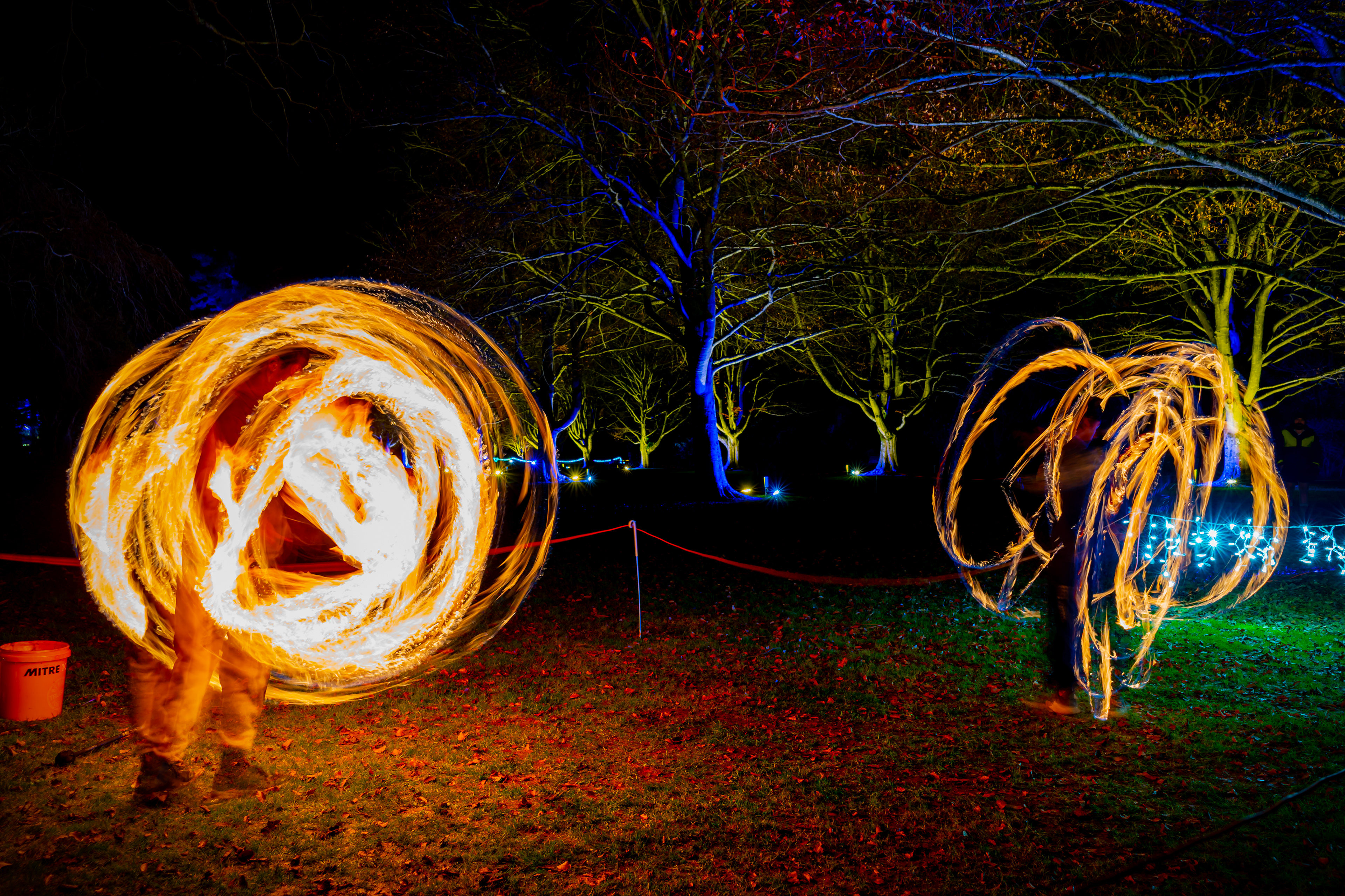 Dual Fire Staff - Murihiku Matariki Festival 2021