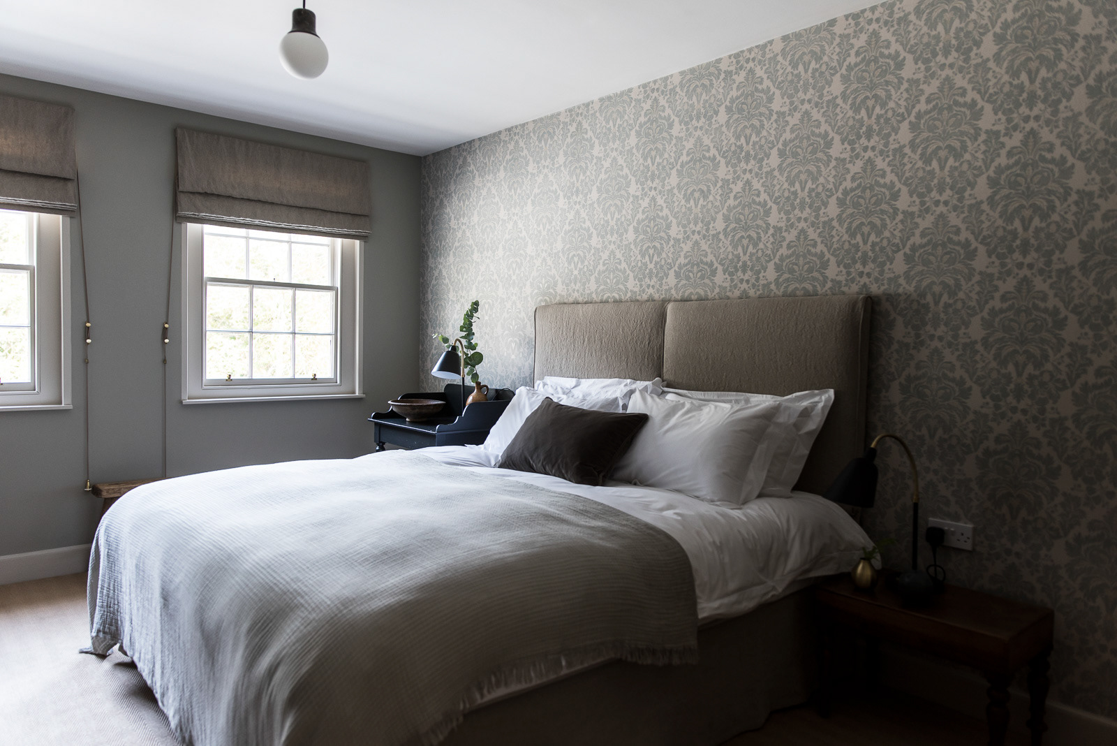 Bedroom - Shooting for Kinloch Lodge in Scotland - photo Martin Kaufmann