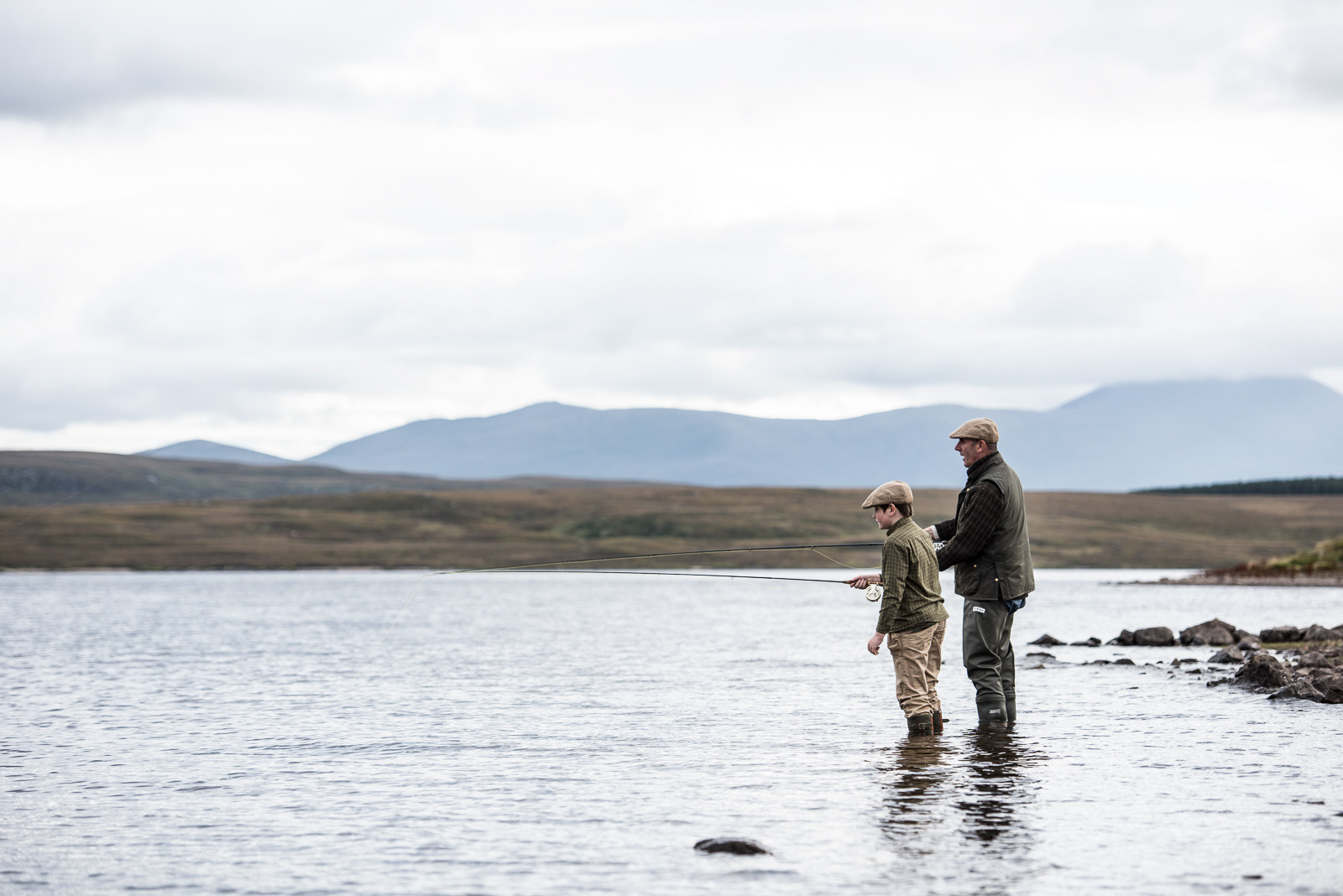 Shooting for Kinloch Lodge in Scotland - photo Martin Kaufmann