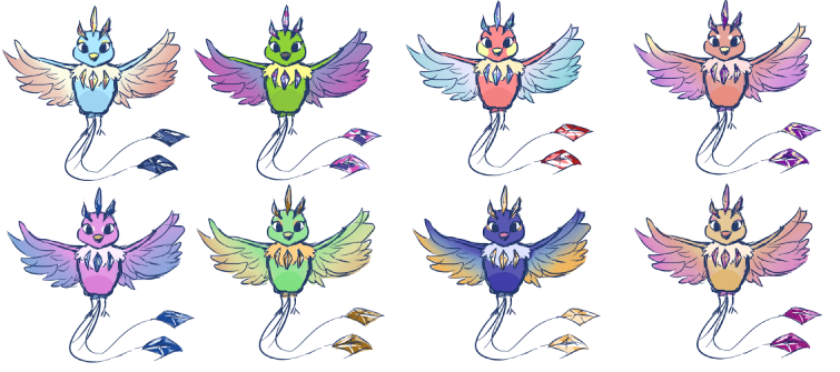 Bird Color Variations