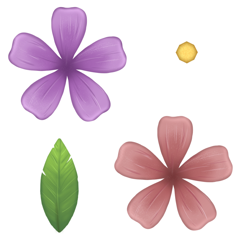 Flower Handpainted Textures
