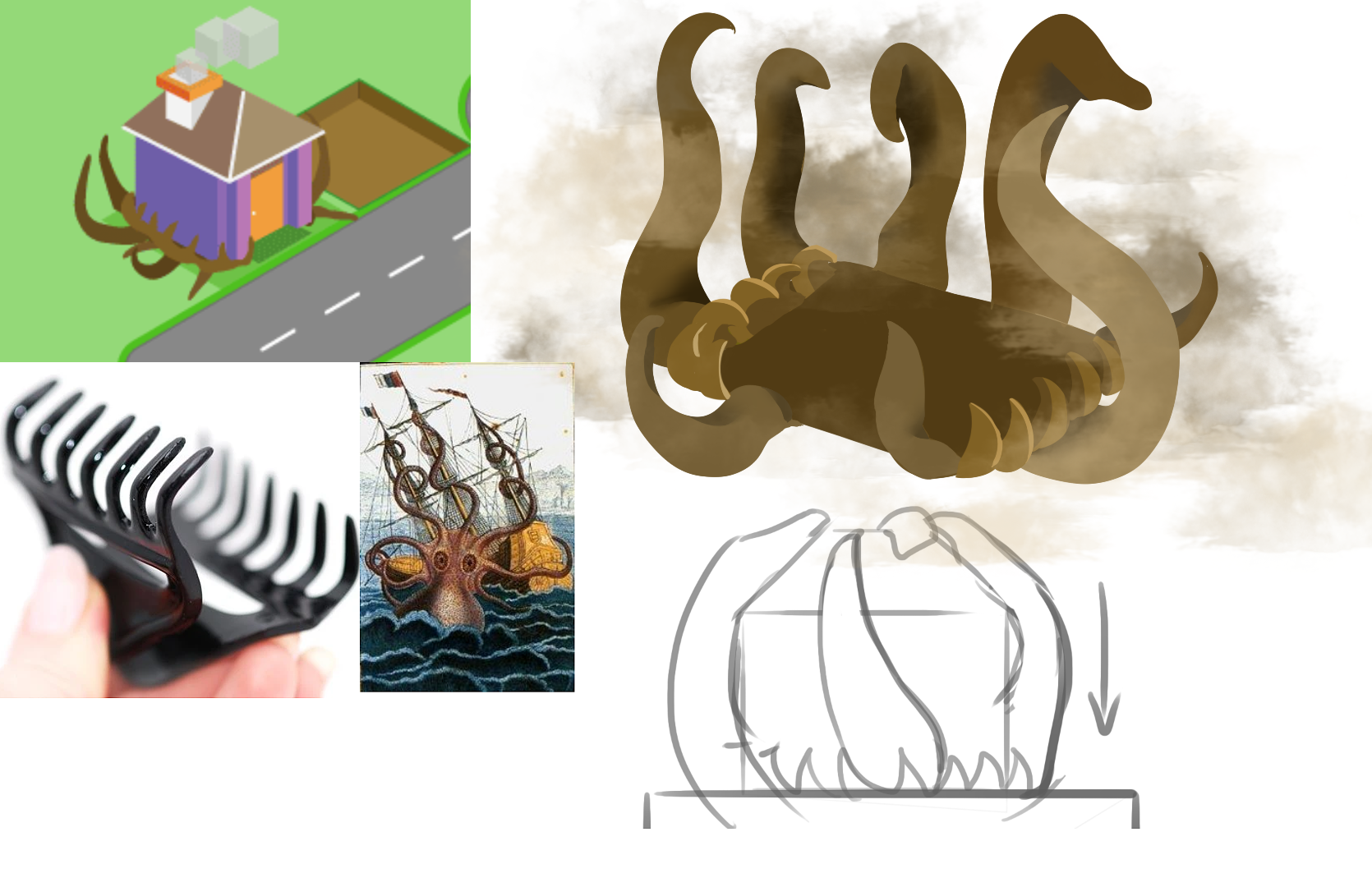 Concept Art (left images not mine)