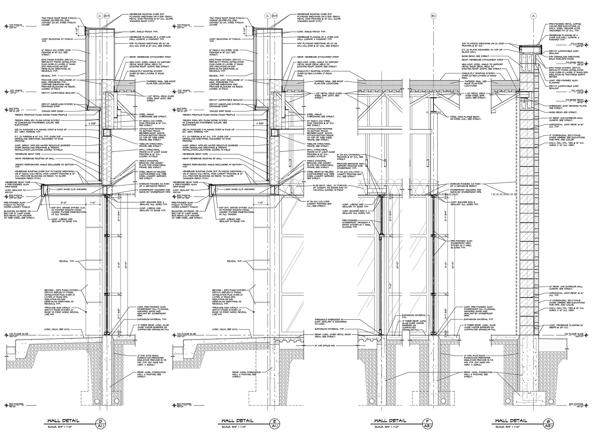CD Exterior - Wall Details
