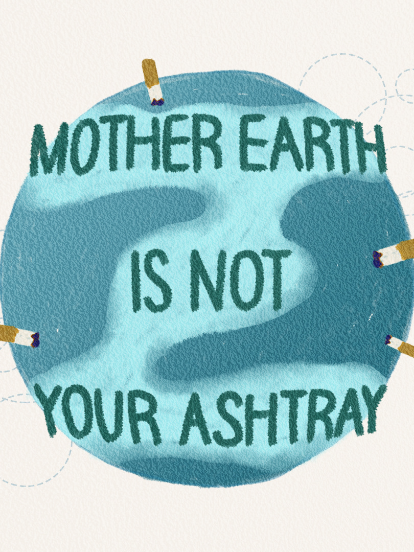 odni's website - mother earth is not your ashtray