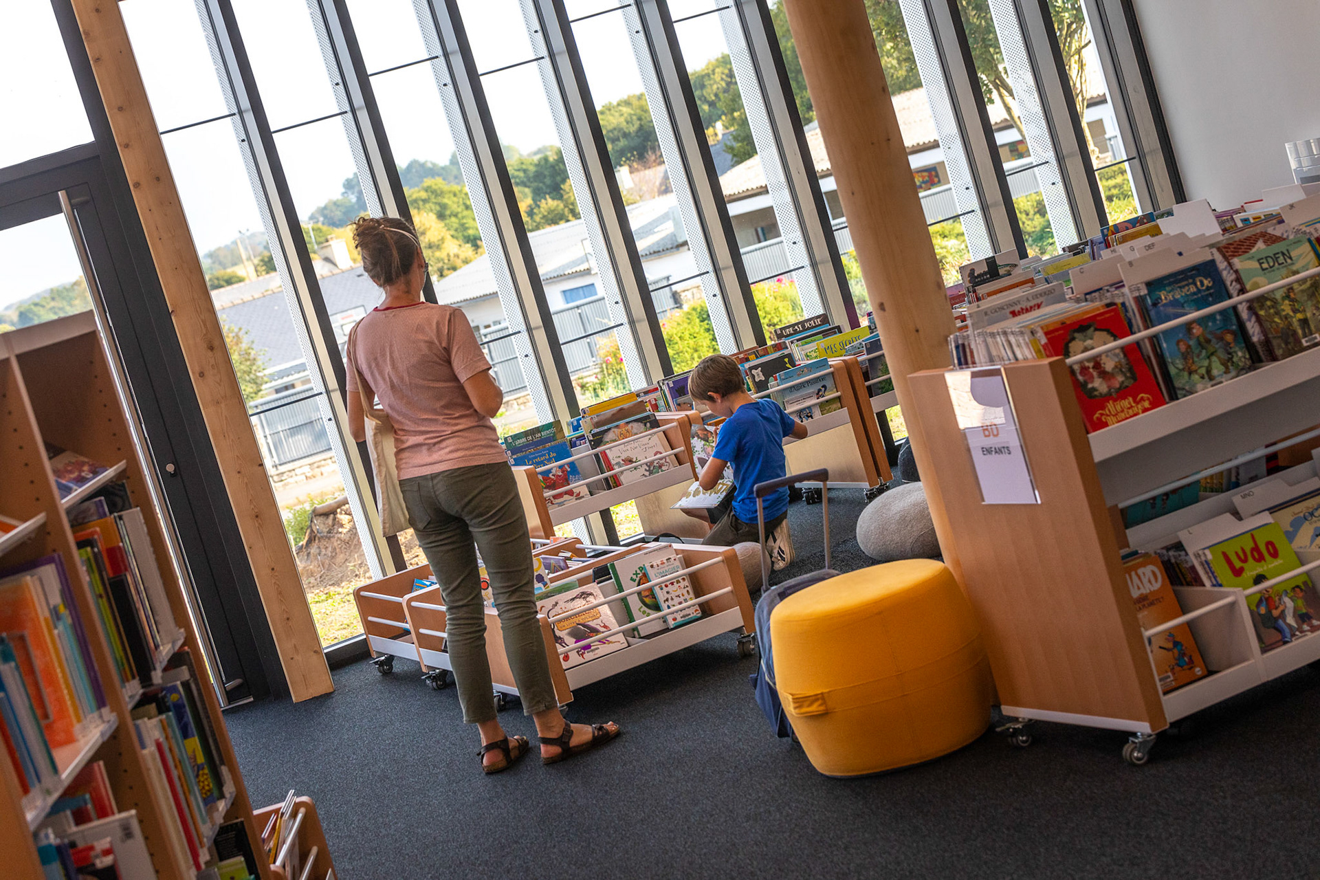 La nouvelle médiathèque de Guengat