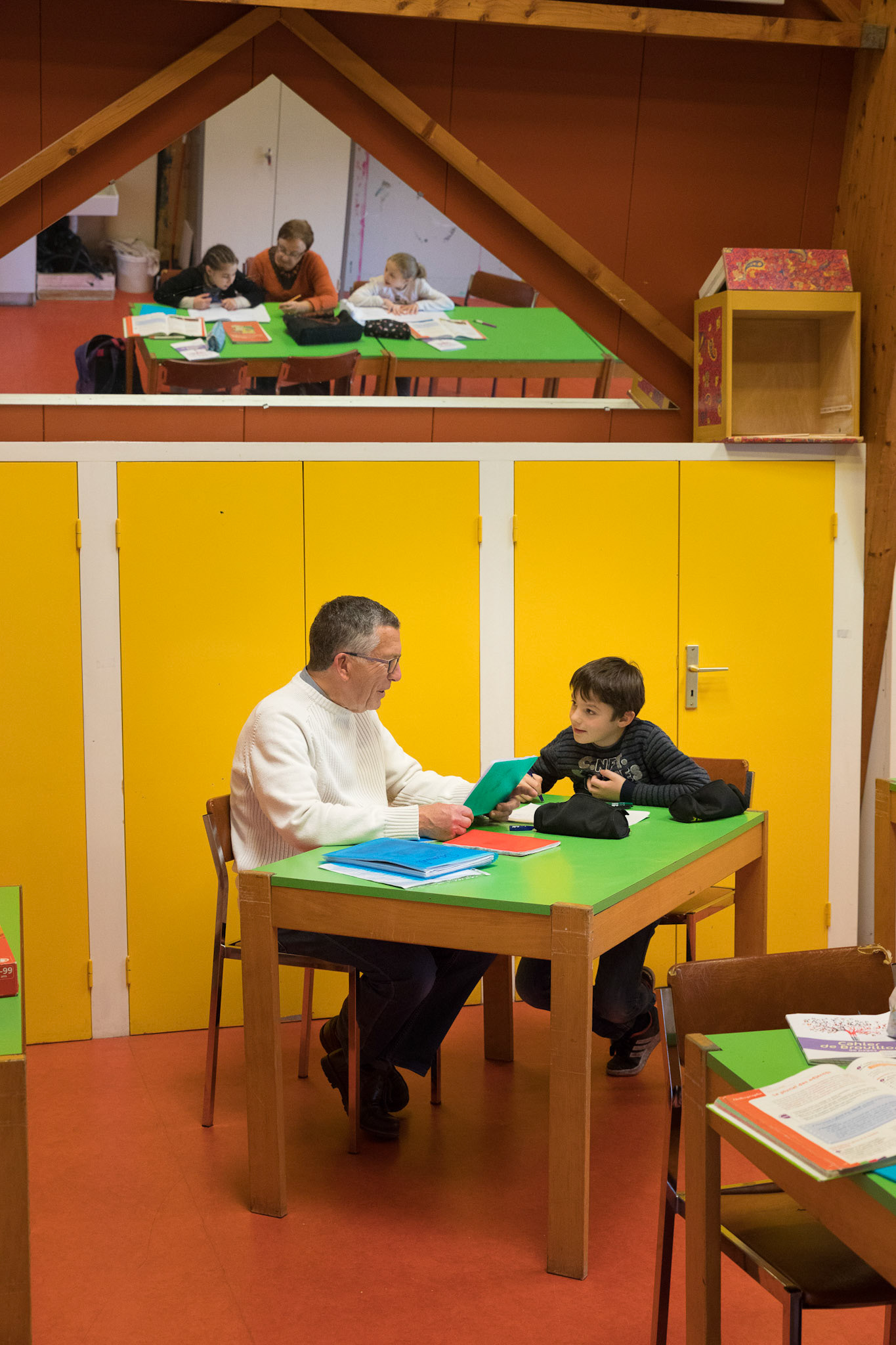 La MJC de Kerfeunteun propose du soutien scolaire aux enfants qui le désirent.