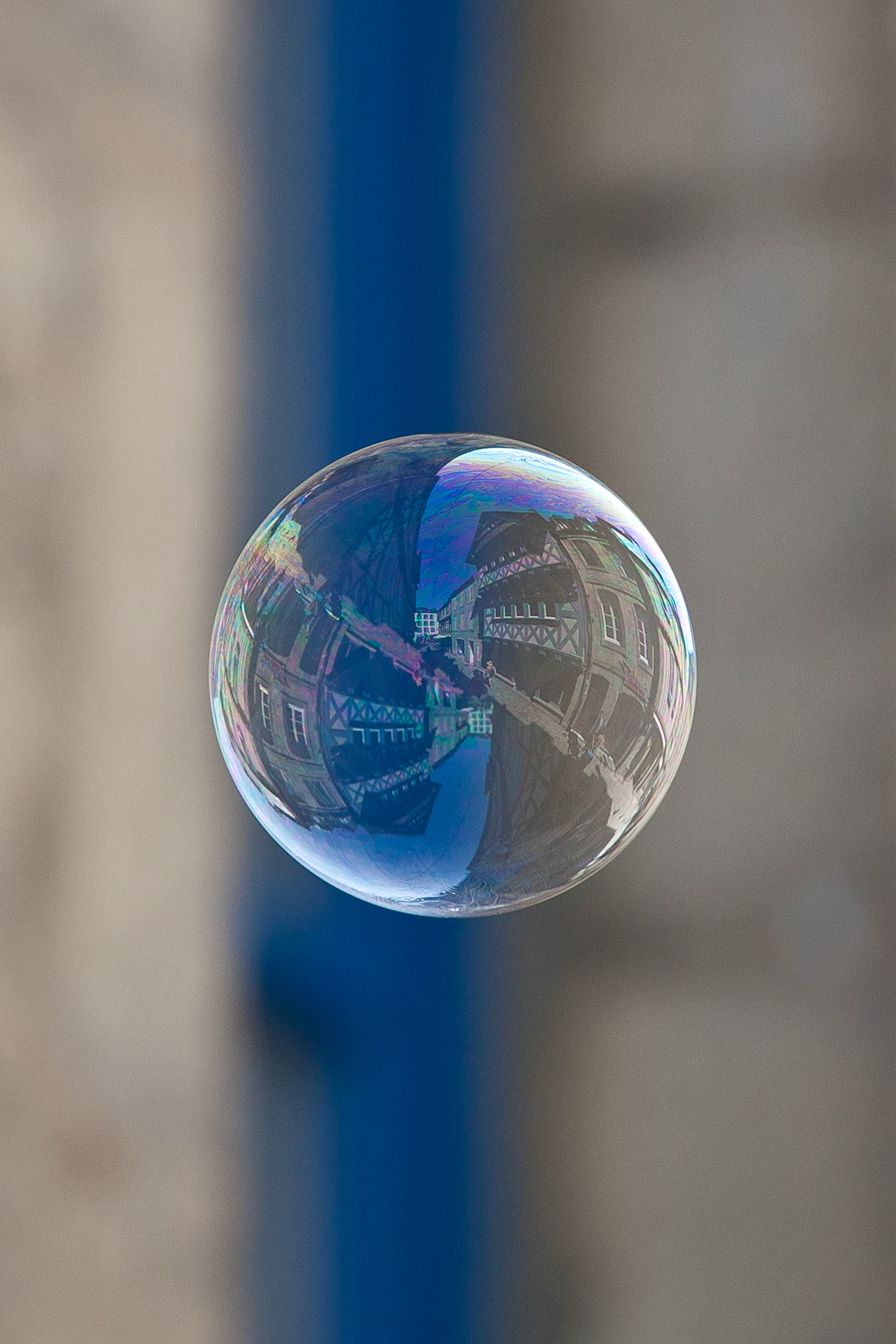 Le Vieux Quimper dans une bulle de savon