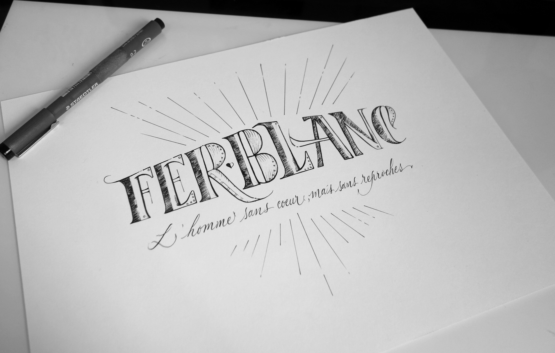 Fer blanc !