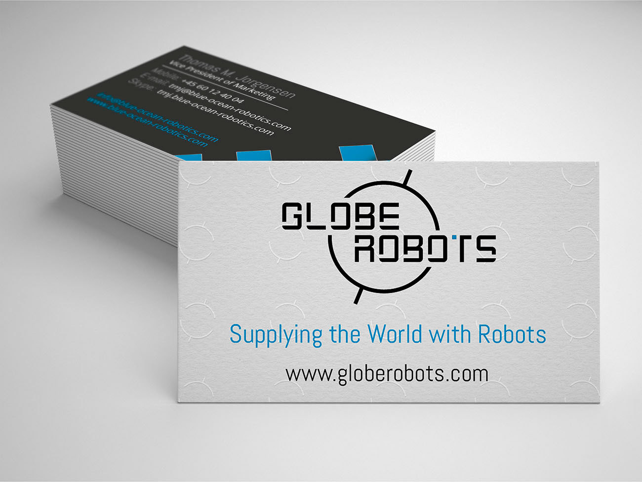 Globe Robots - business card