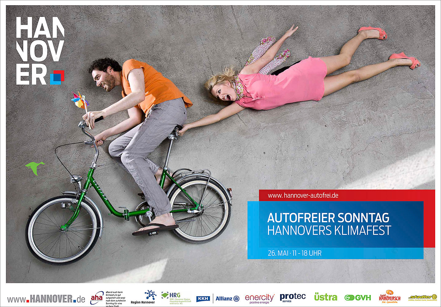 Plakatkampagne Autofreier Sonntag 1