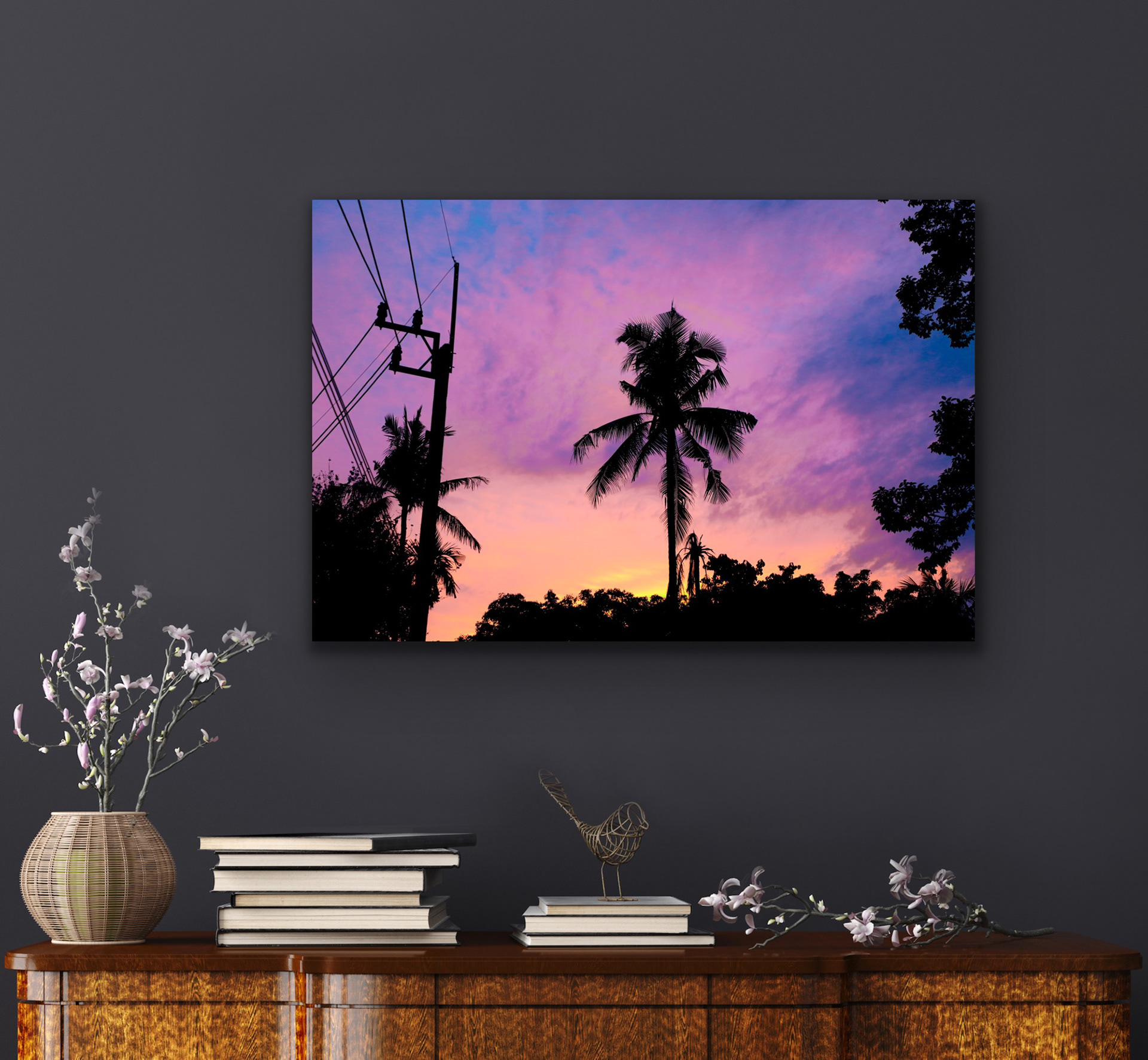 Koh Chang, sundown in a jungle village