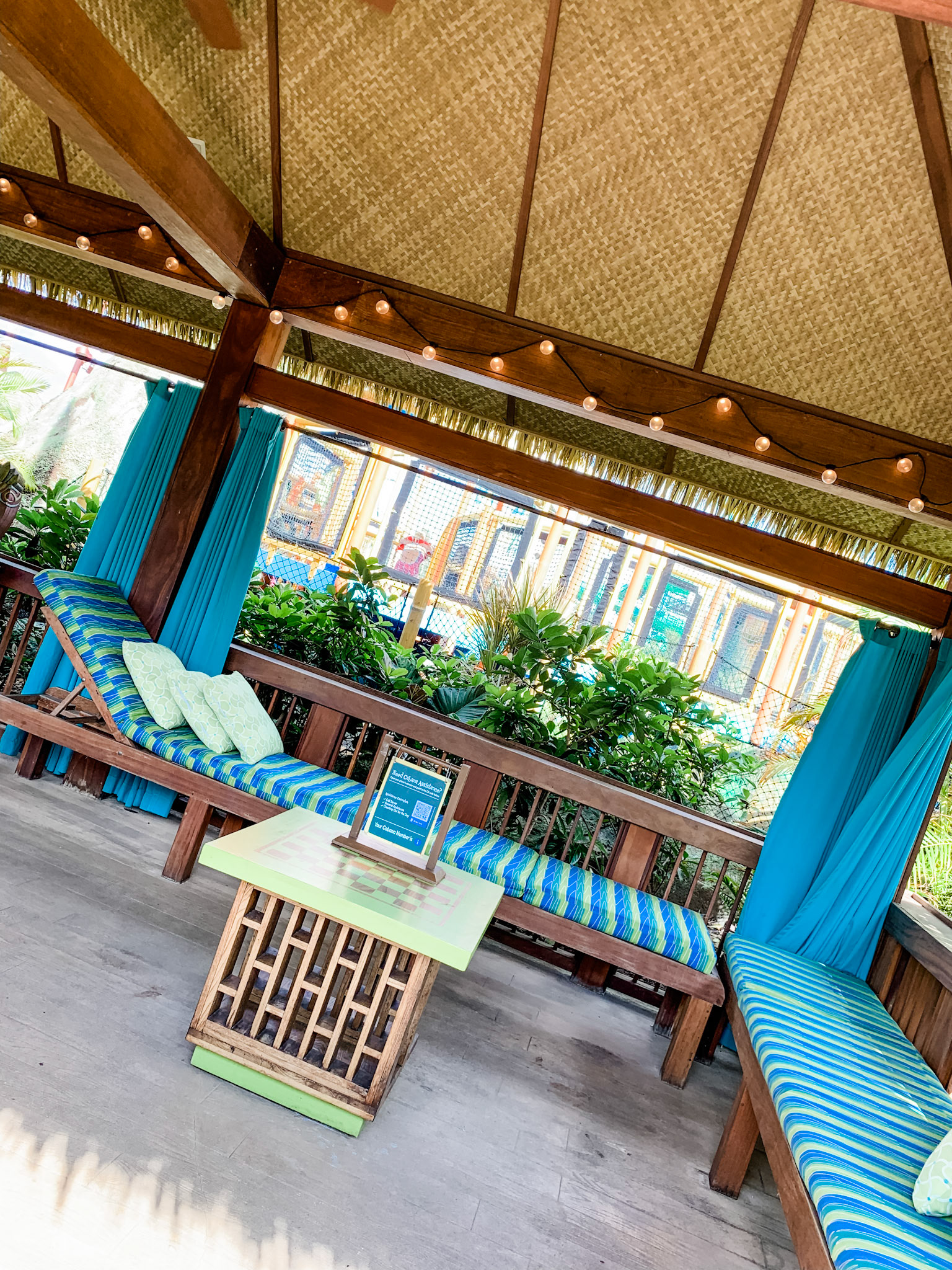 Large Family Size Private Cabana