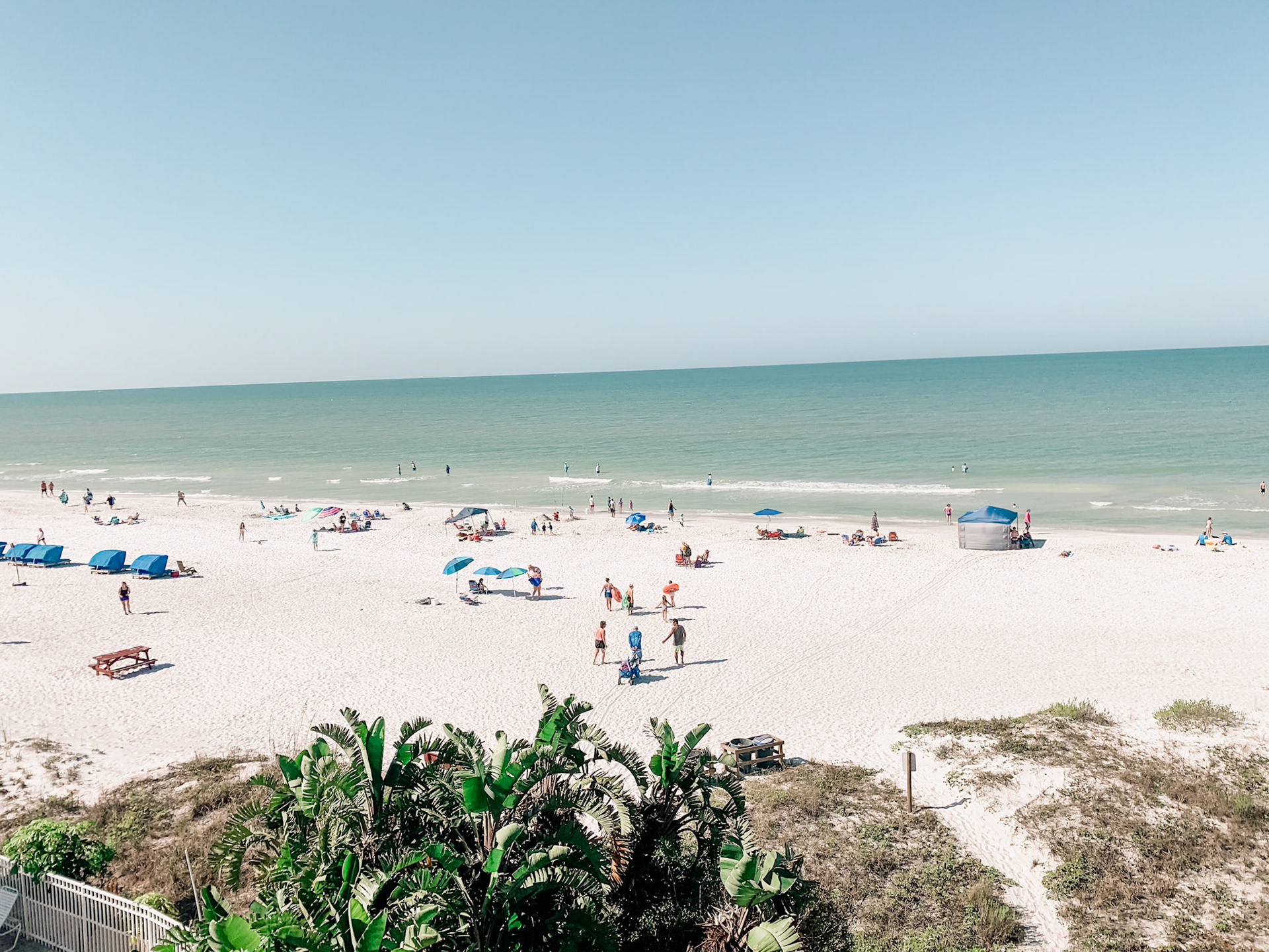 No hotels means no crowds!