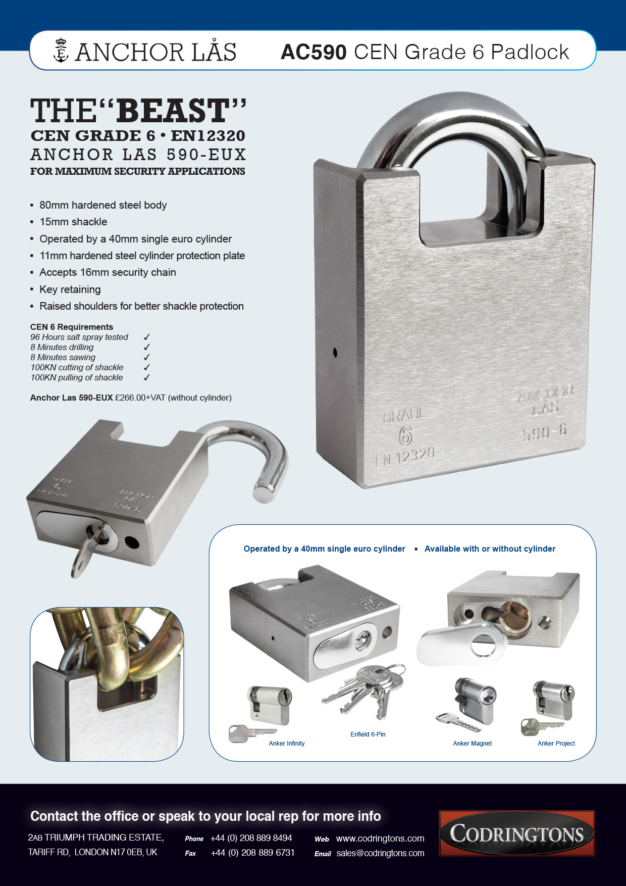 "The beast" padlock