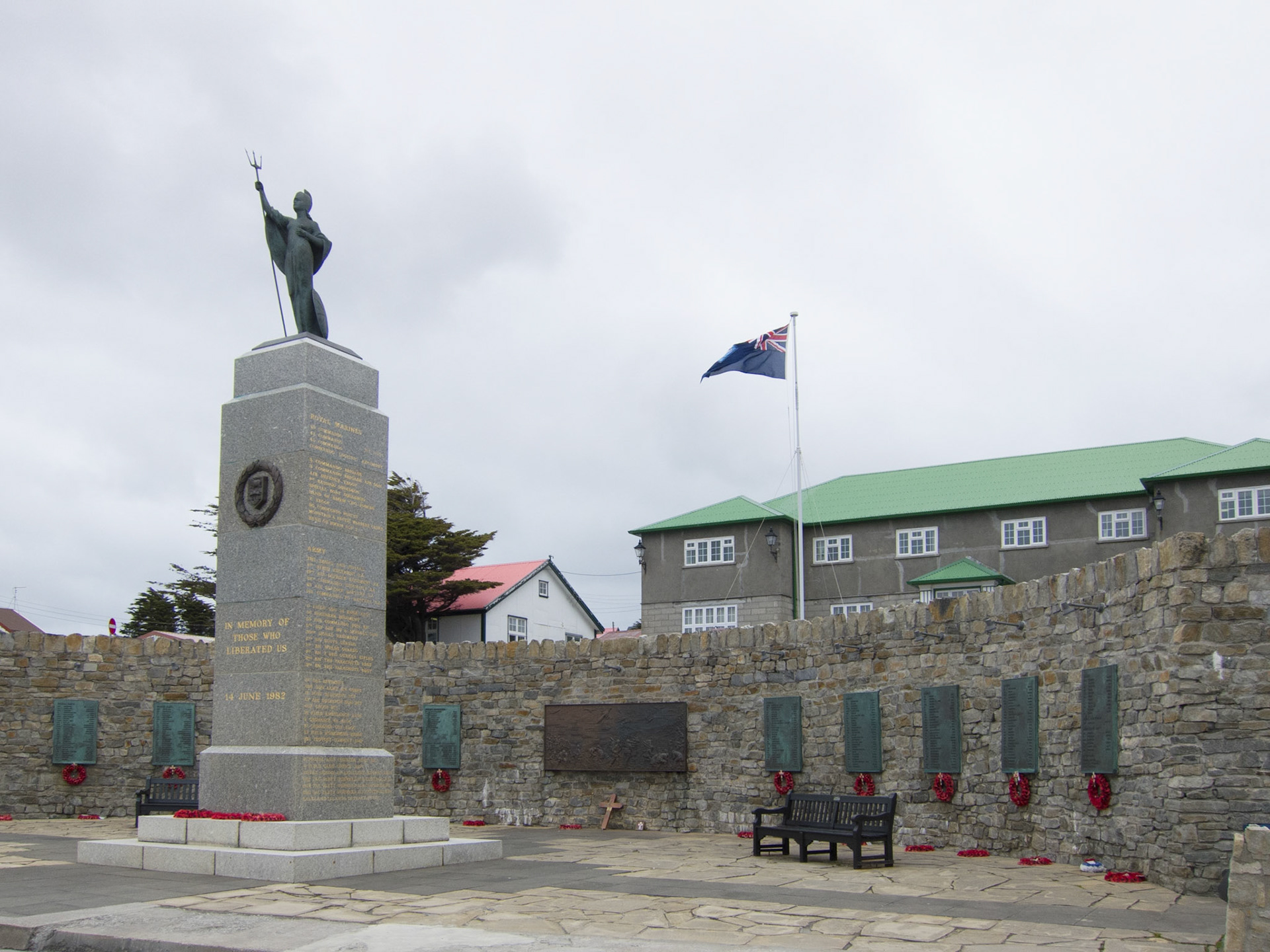 War memorial in Stanley