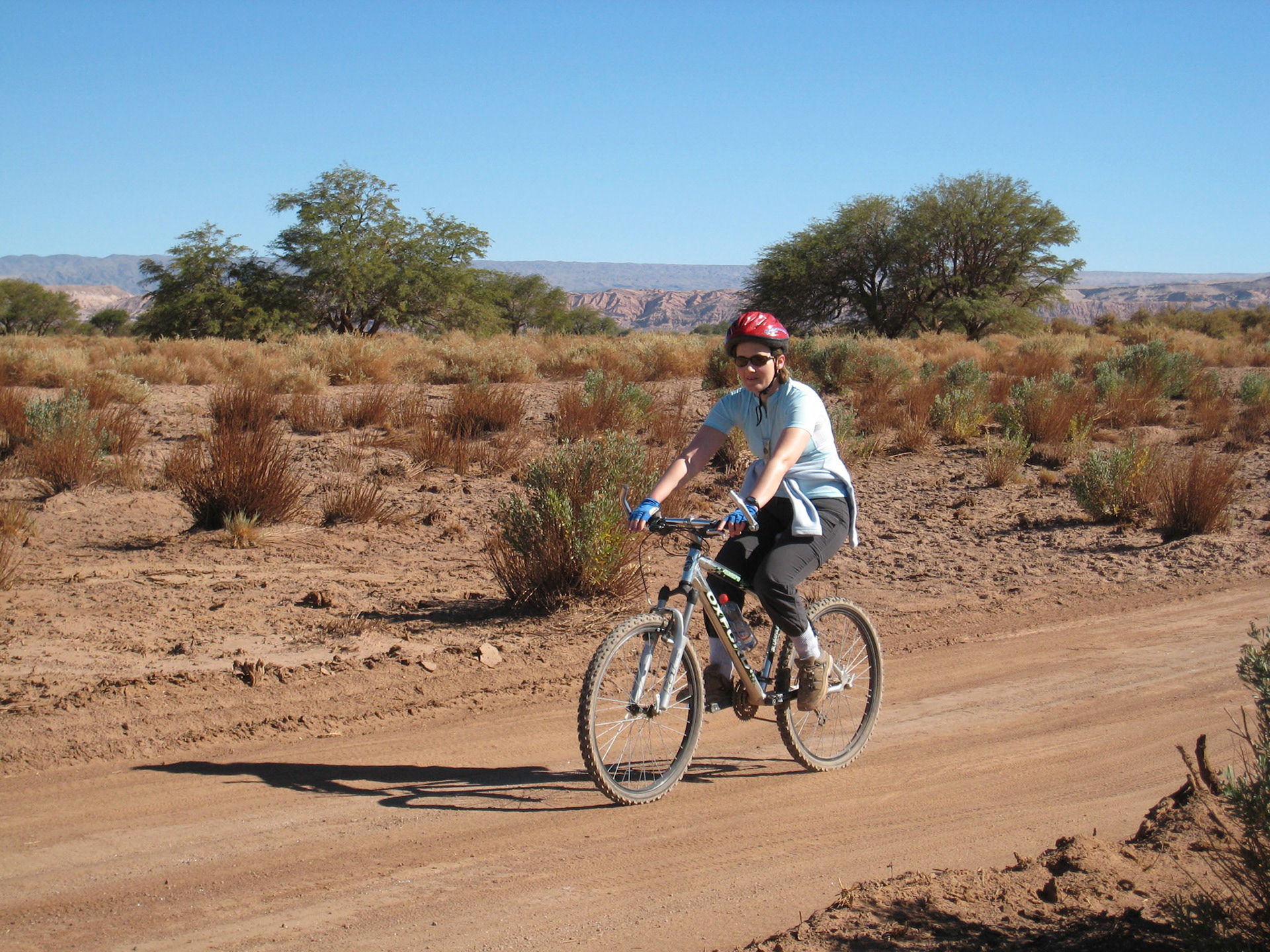 Cycling to Cejar Pond