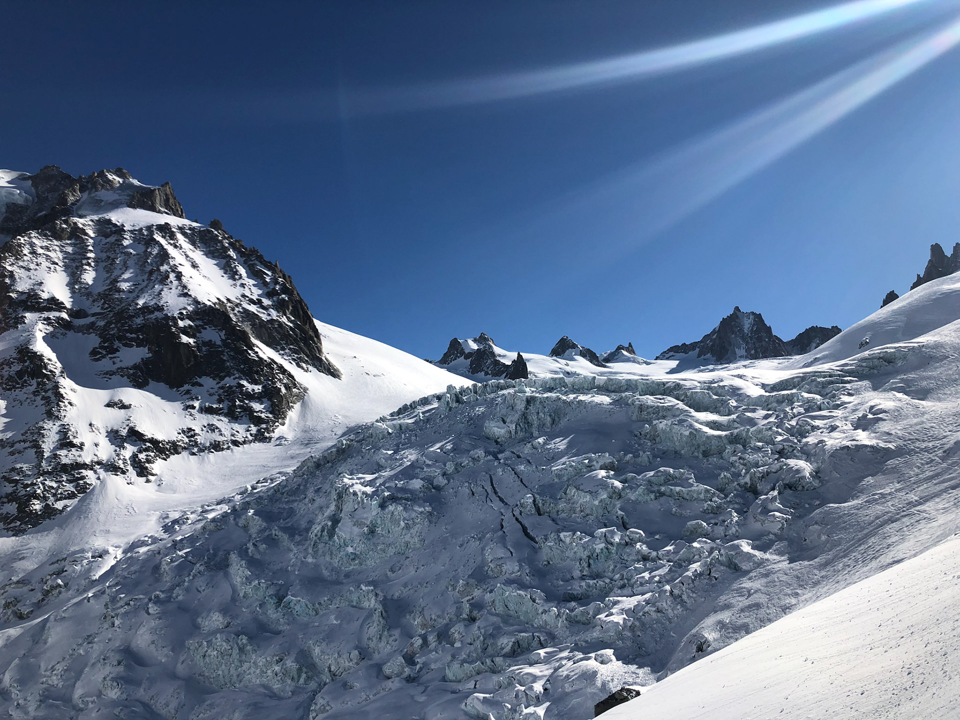 Crevasses on Mer de Glace