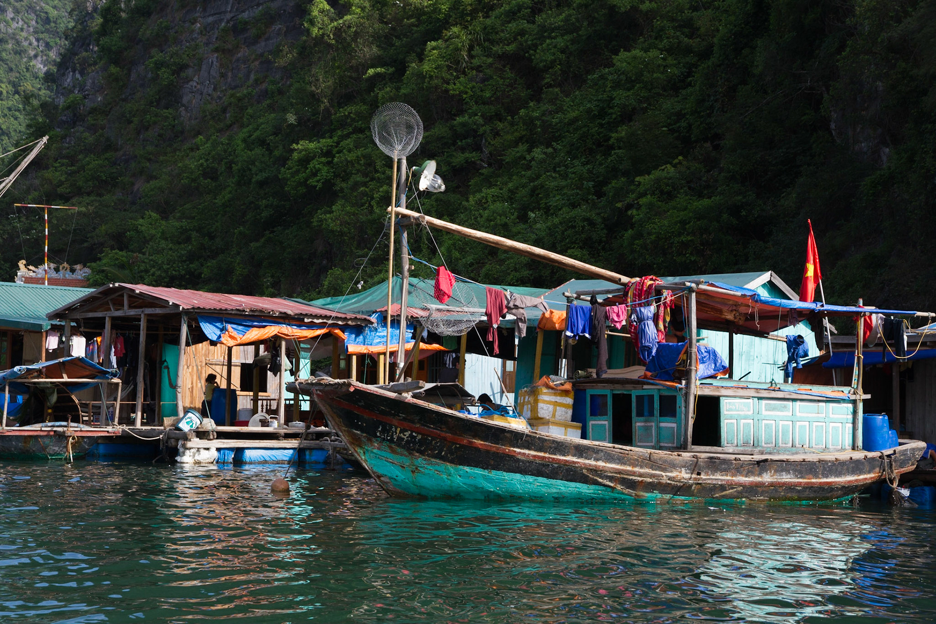 Cua Van floating fishing village