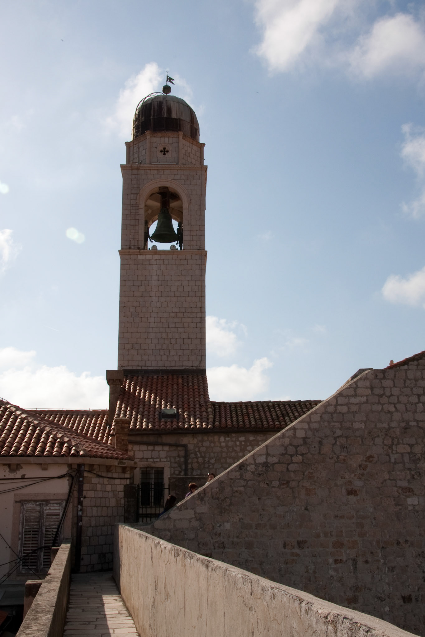 Clock tower and city wall