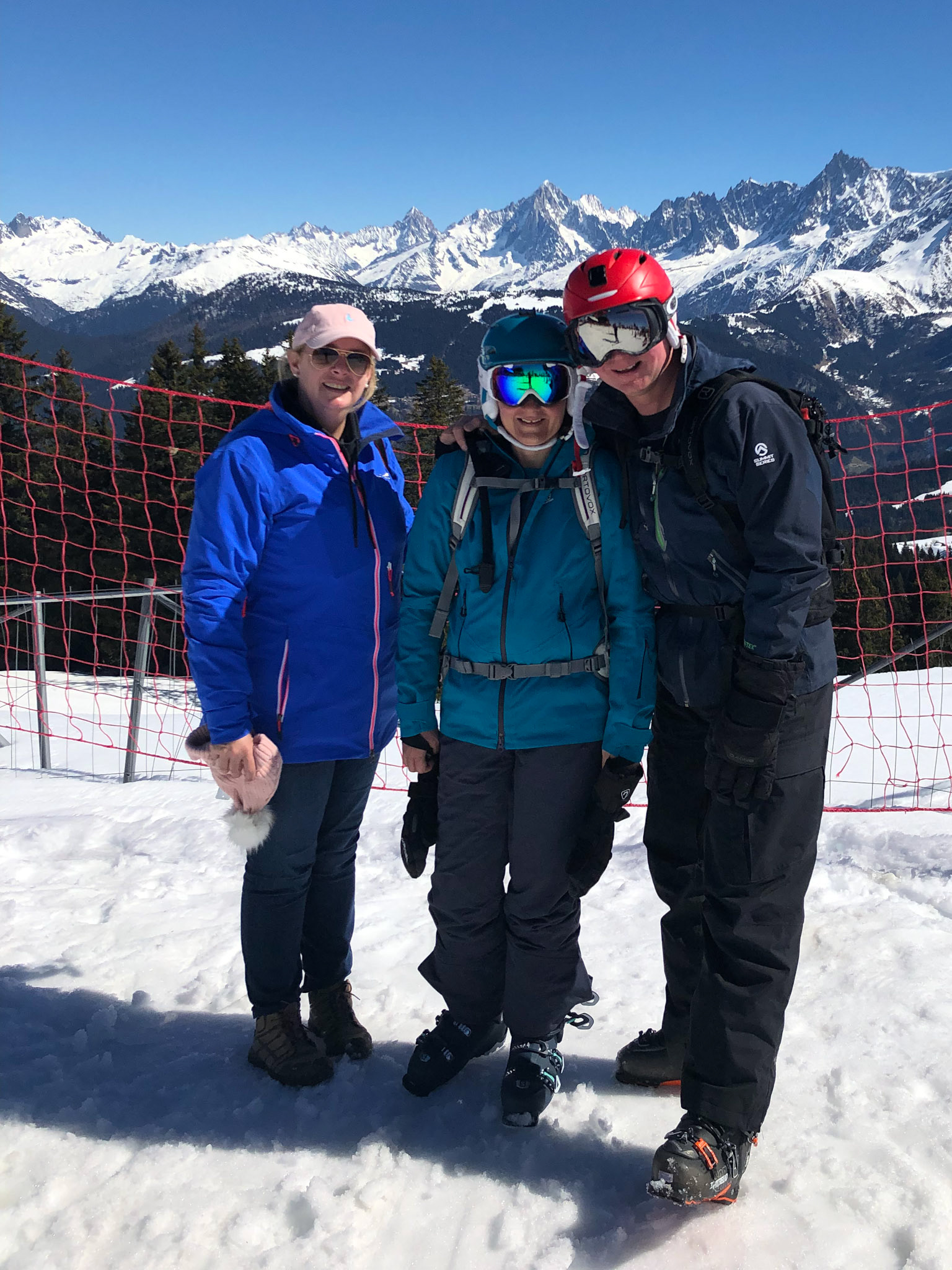 With Caro at Megève