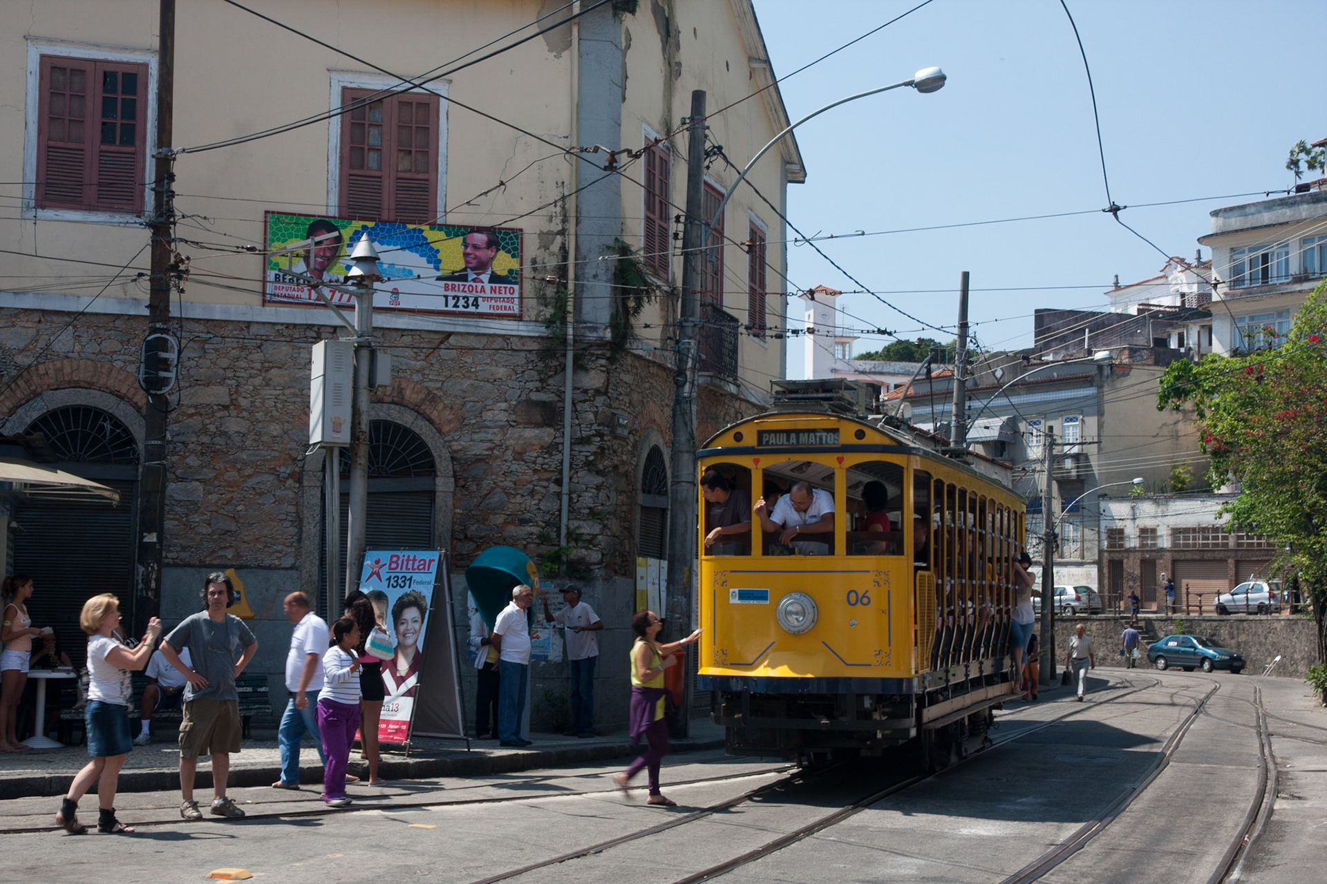 Bondinho (tram) in Santa Teresa