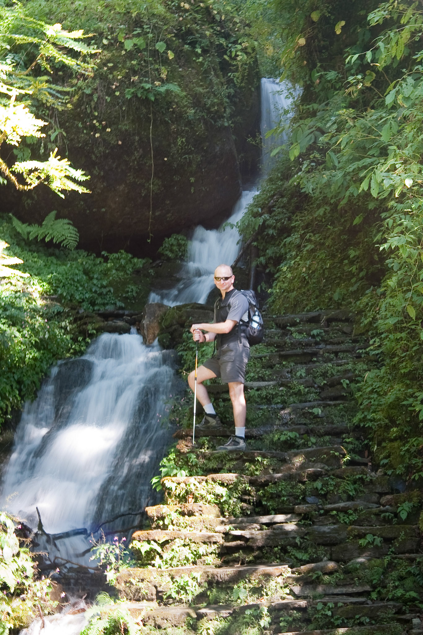 Day 3: climbing up a waterfall!