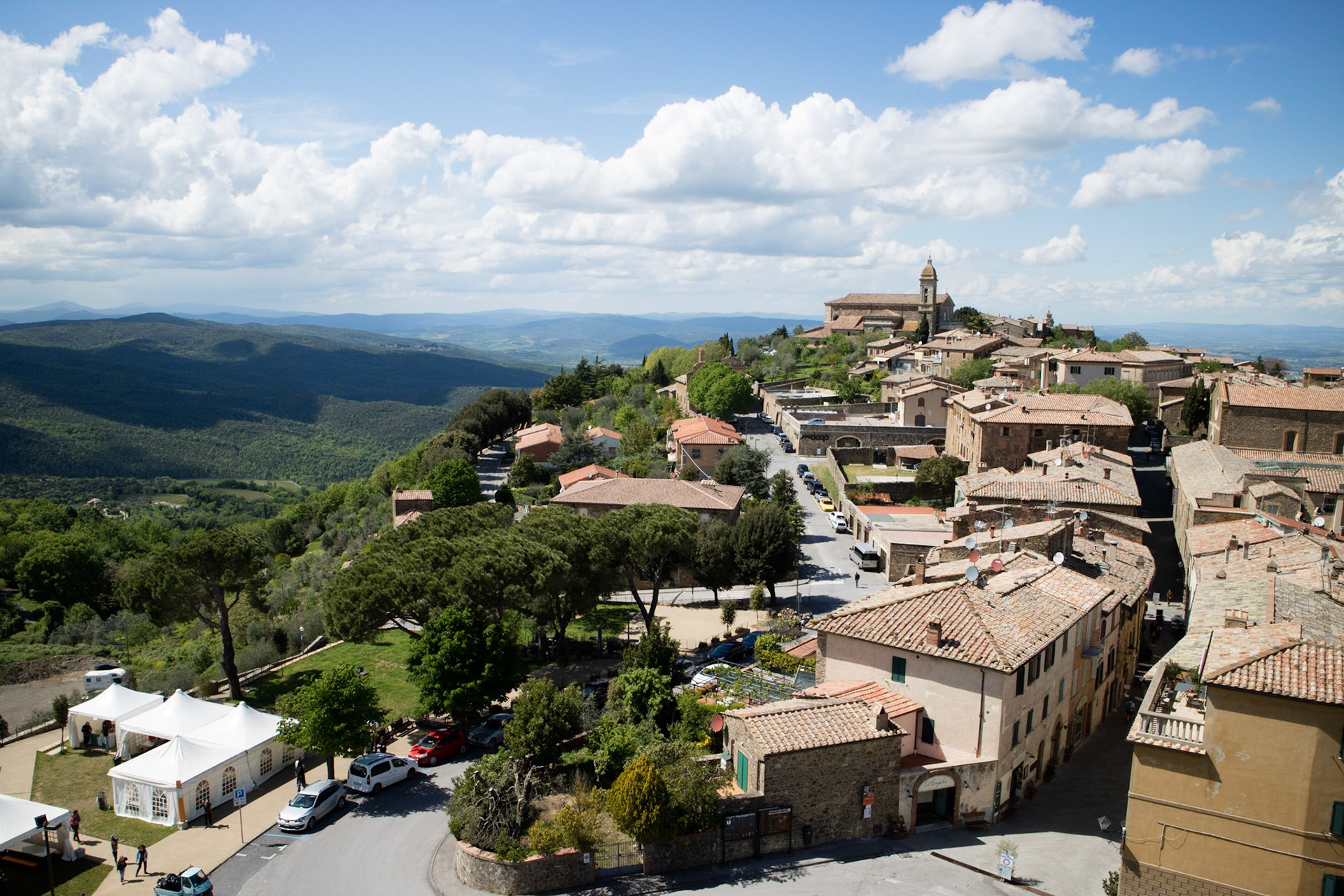 View from La Fortezza, Montalcino