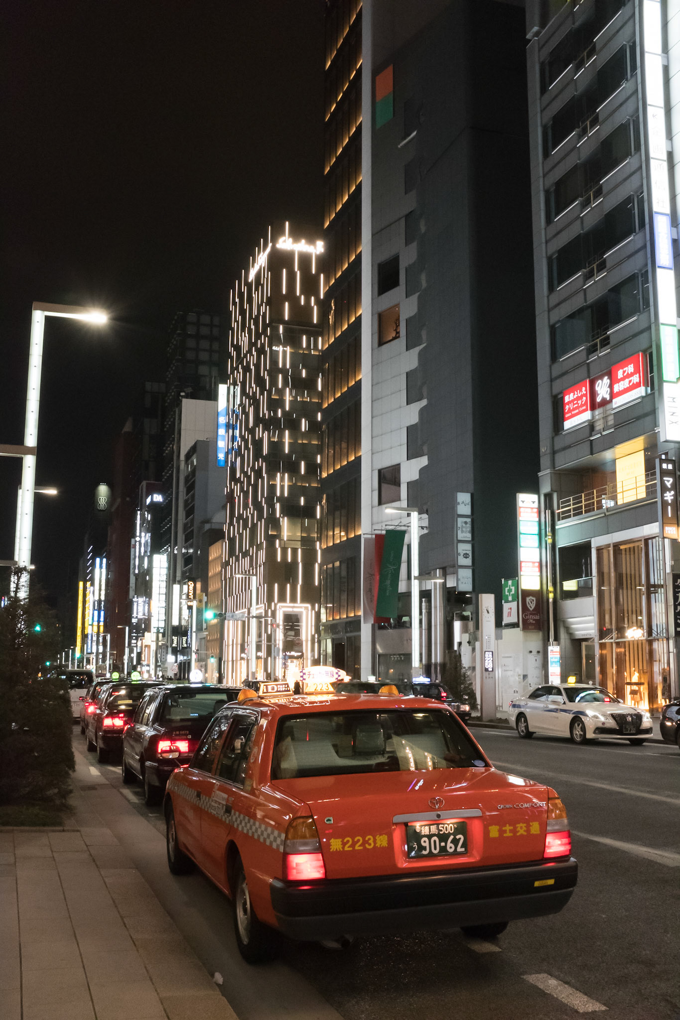 Retro Tokyo taxis, Ginza