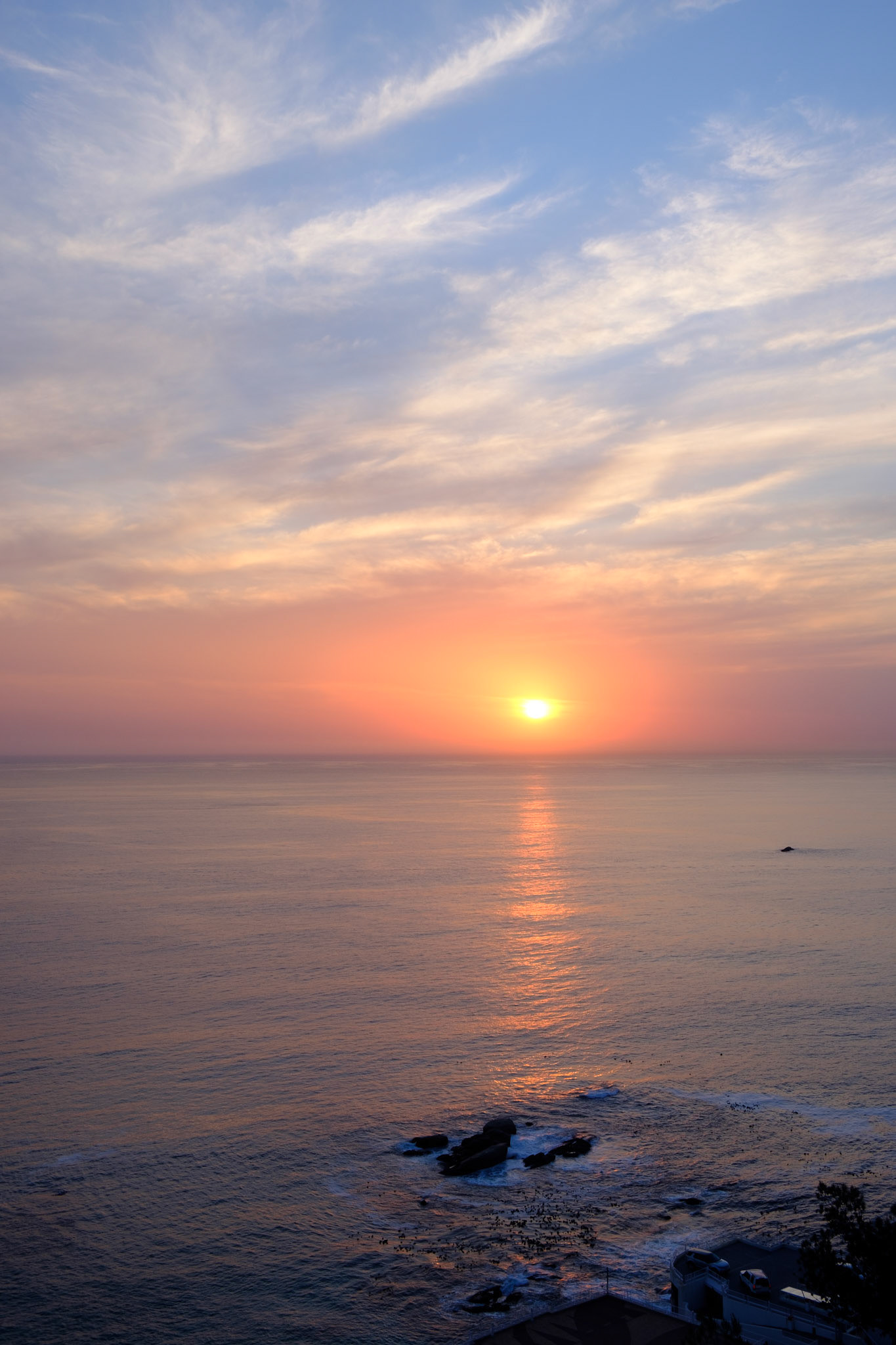 Sunset from our balcony