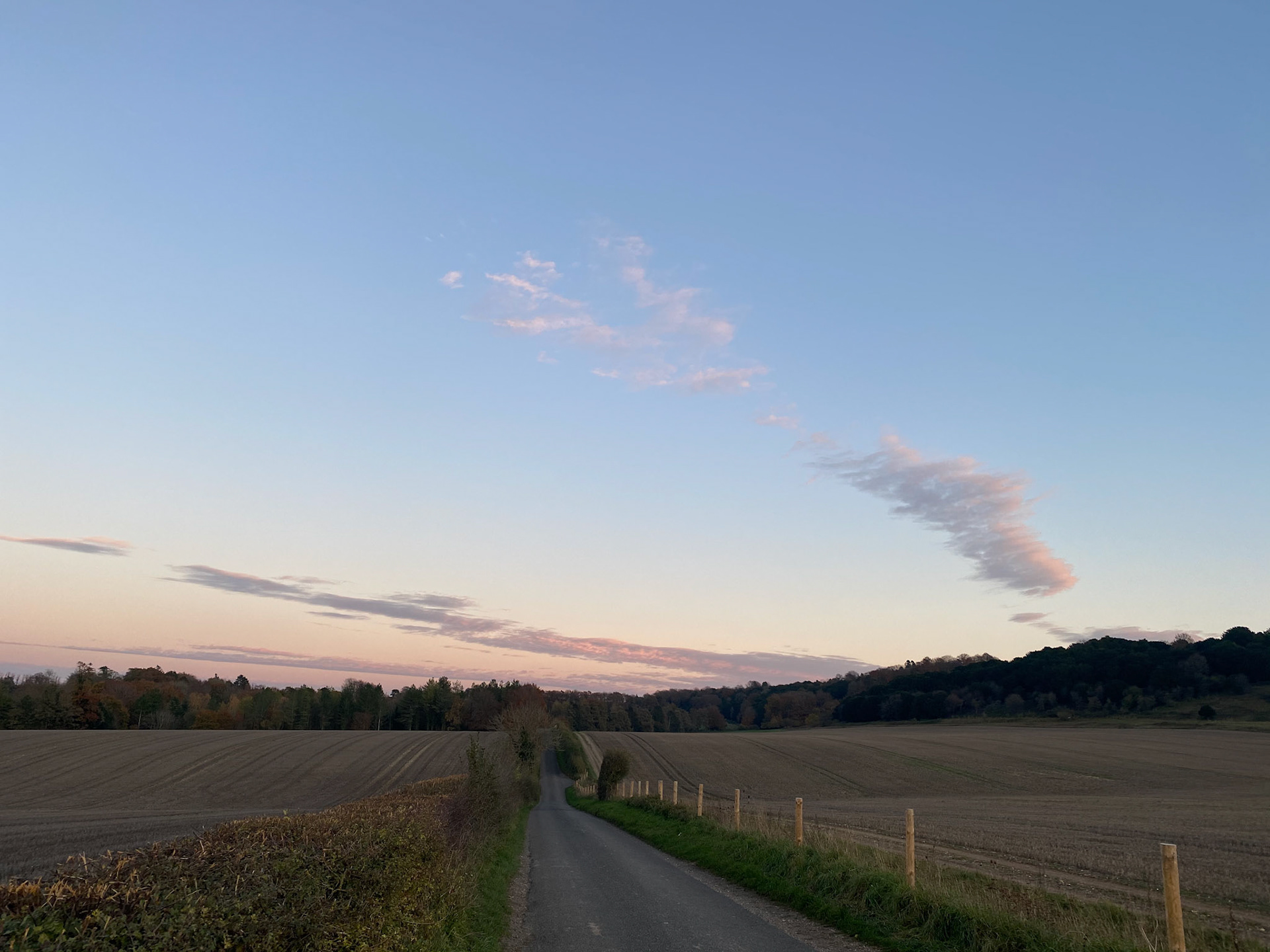 Sunset view near Ashley