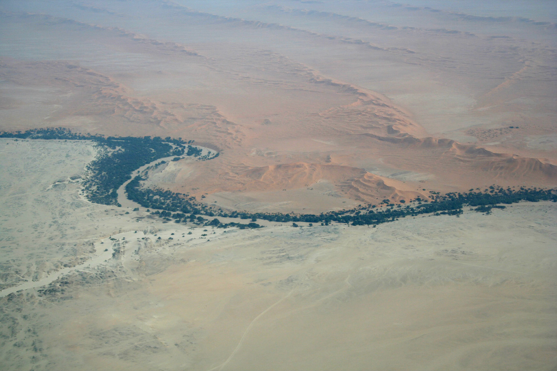 Red sand meets white