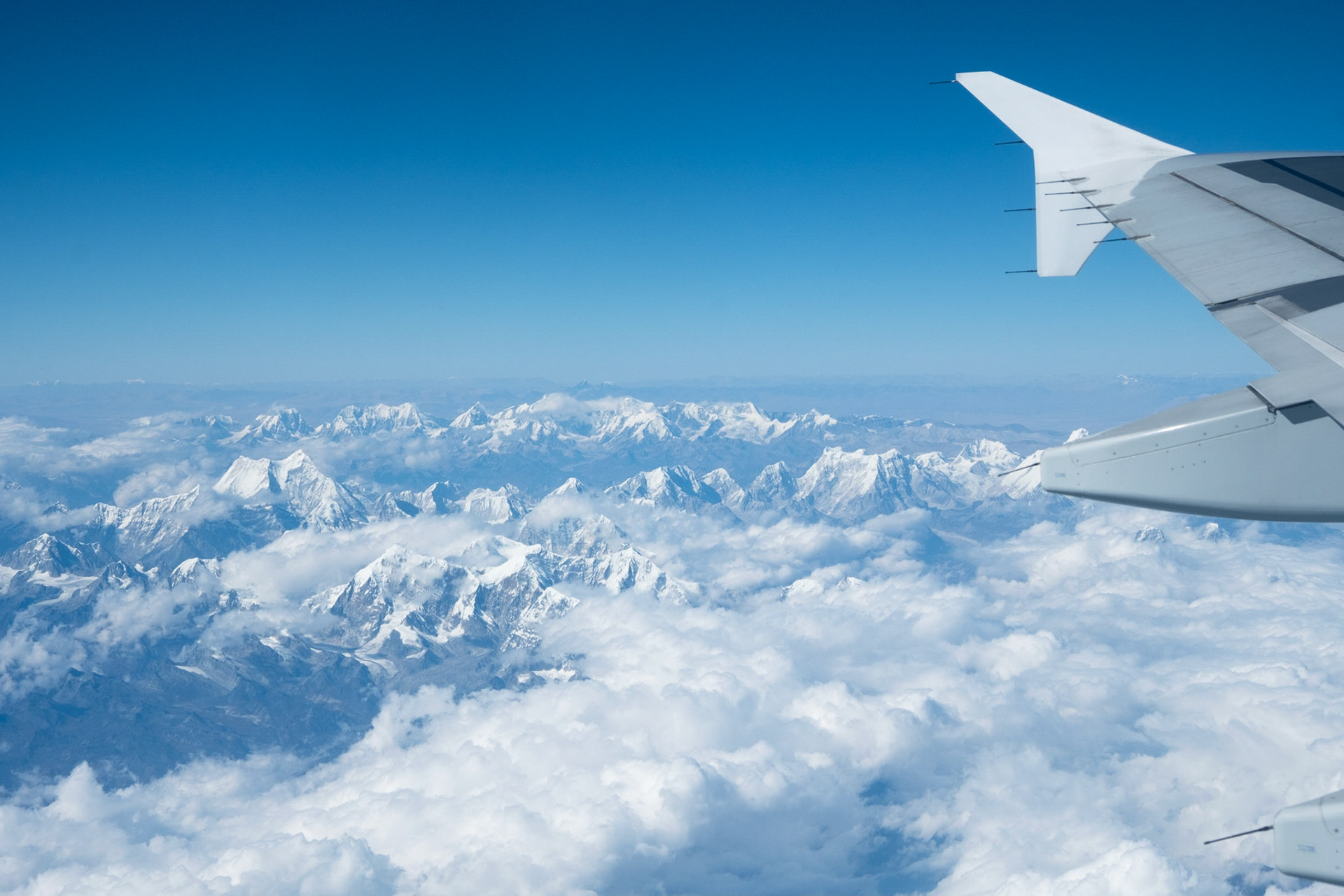 Himalayas - from the flight to Paro