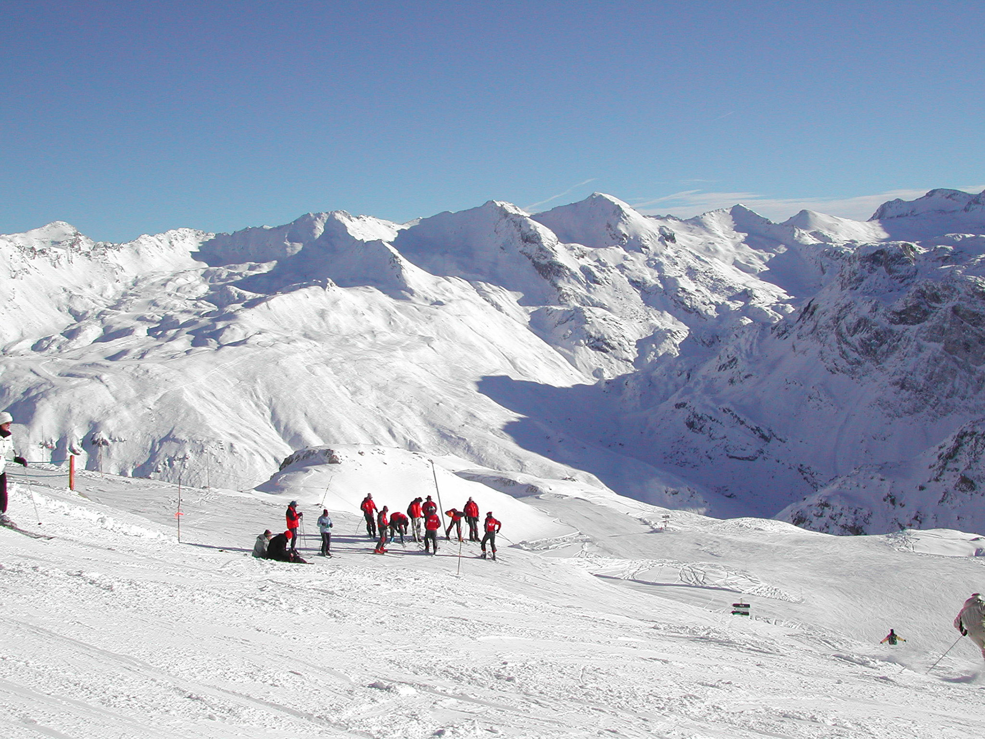 View from top of Bellevarde area