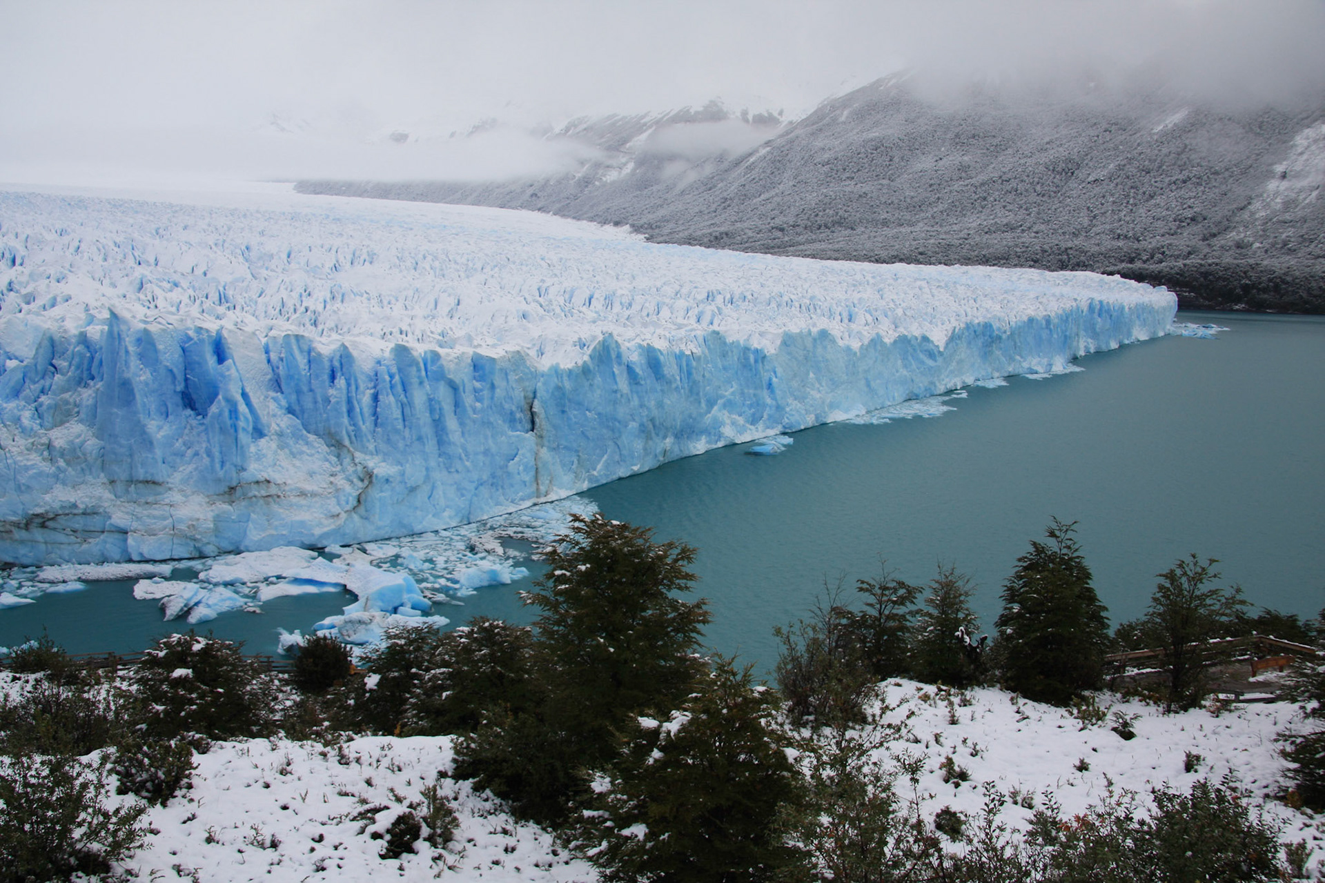 Perito Moreno from the 'balconies'