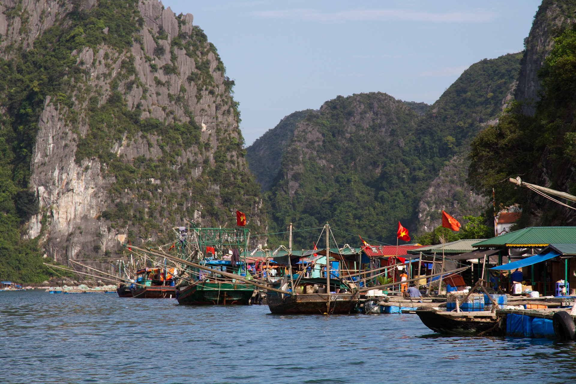 Cua Van floating fishing village