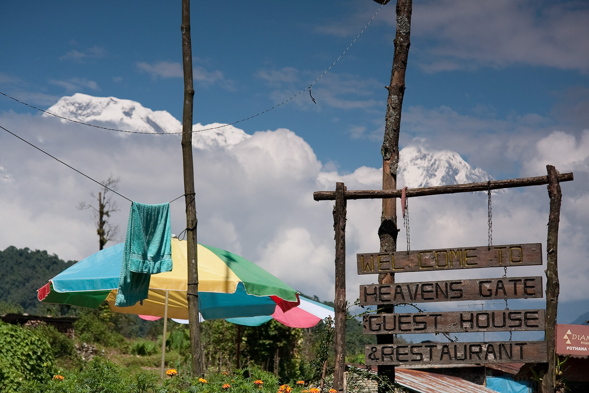 The sign says it all!