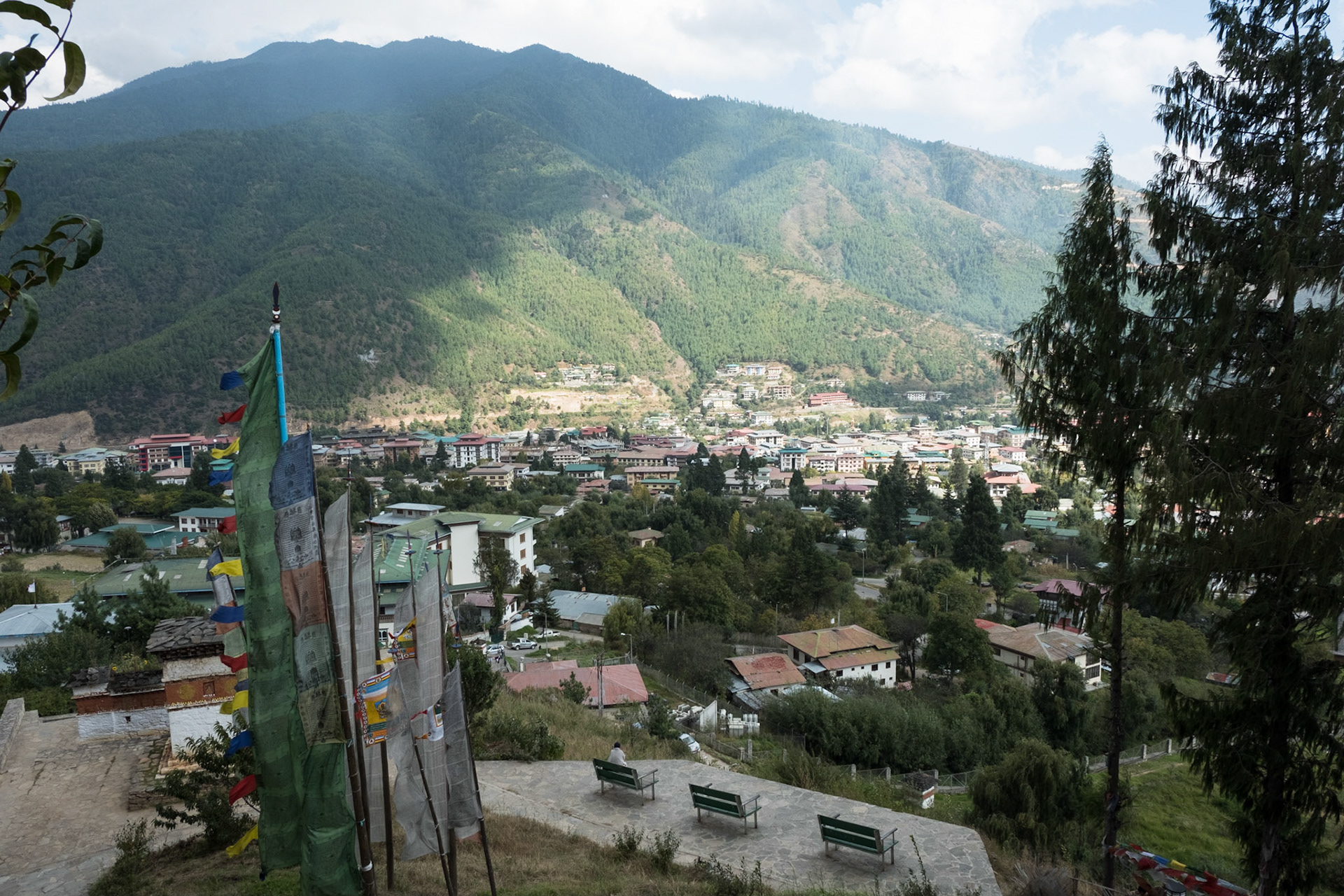 View from Changangkha Lhakhang
