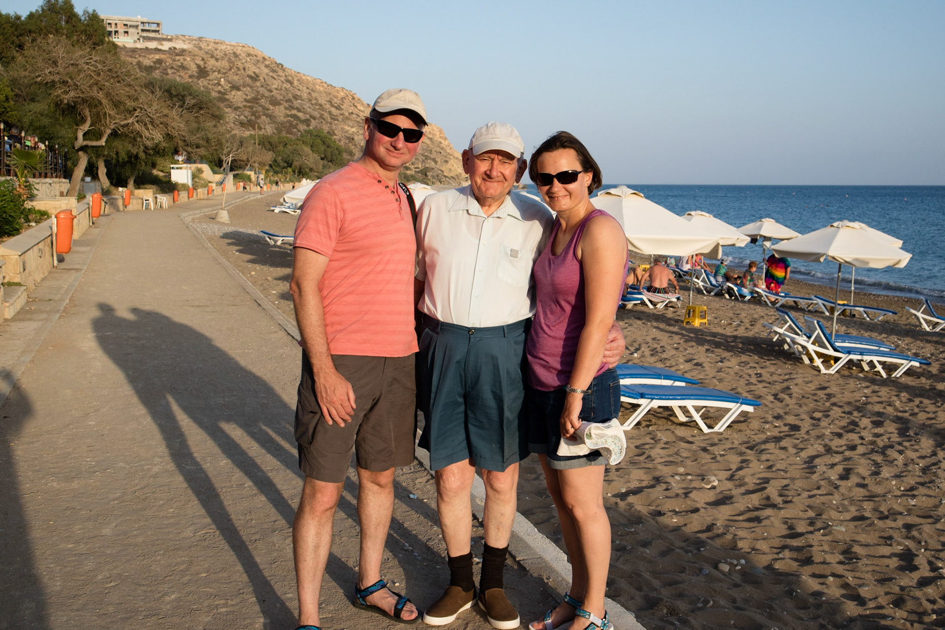 On the beach at Pissouri Bay