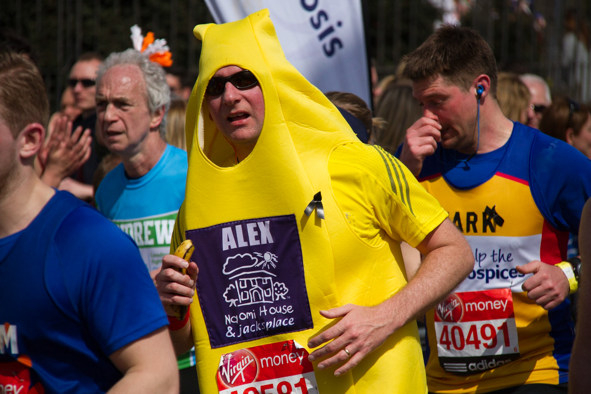 The banana at 22.5 miles
