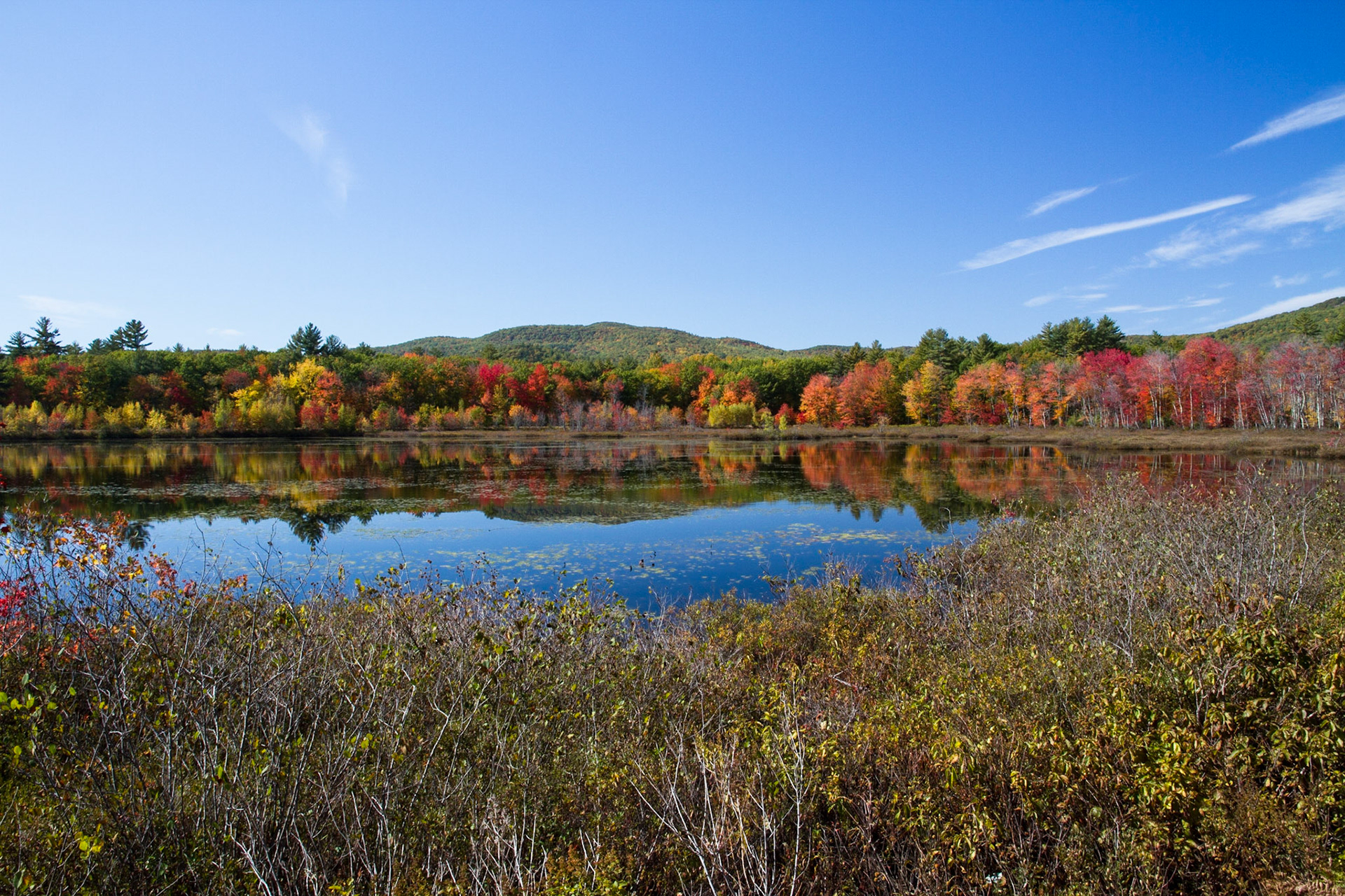 Fall reflections near West Baldwin