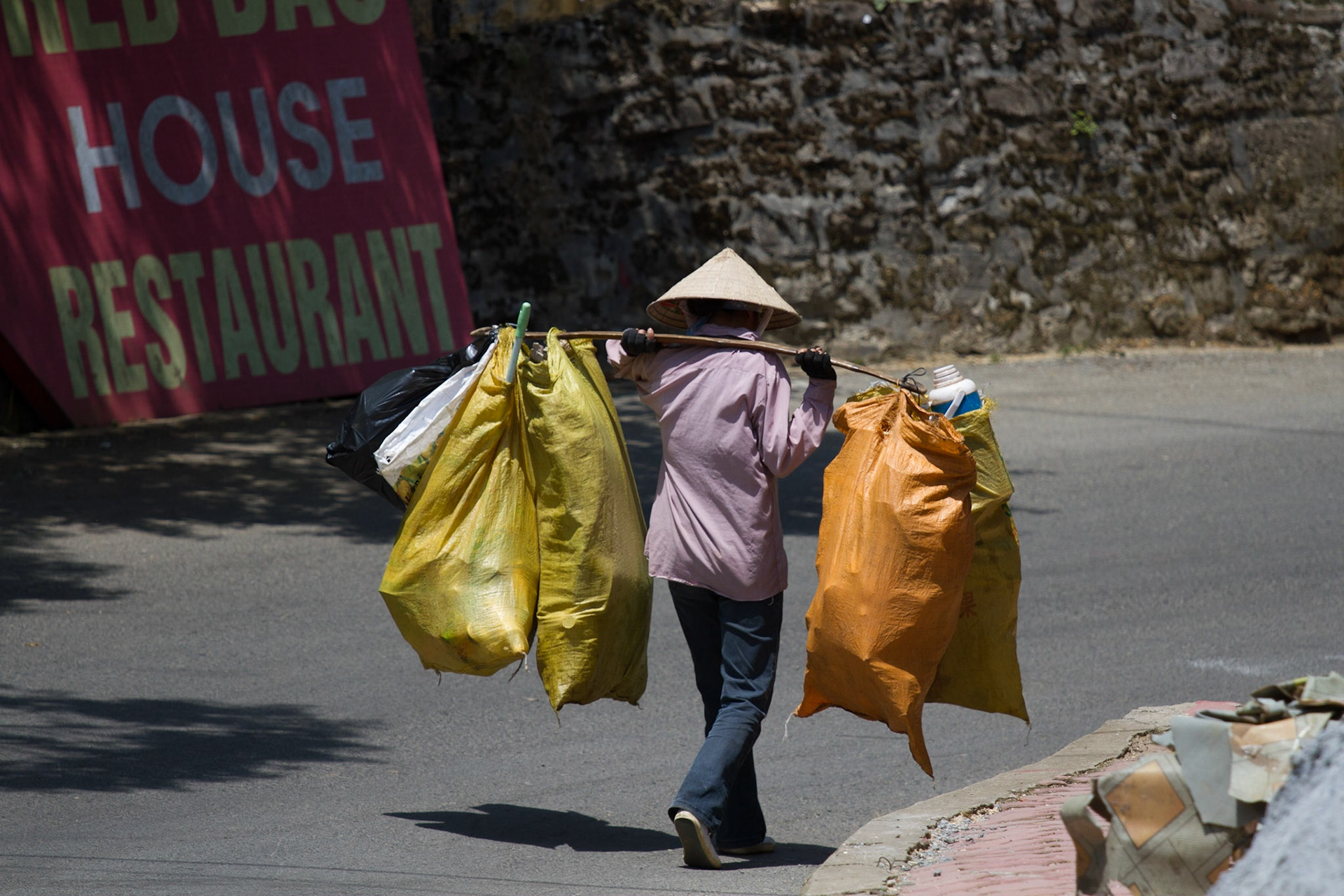 Carrying things the old way