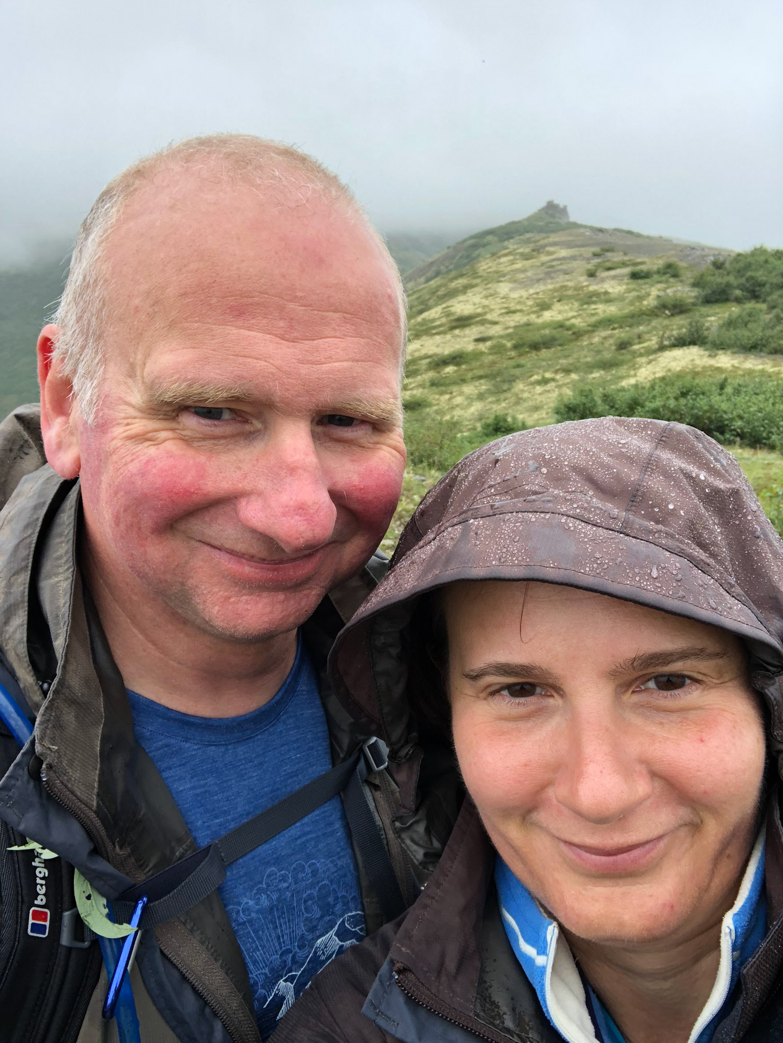 Quigley Ridge hike in the mist and rain