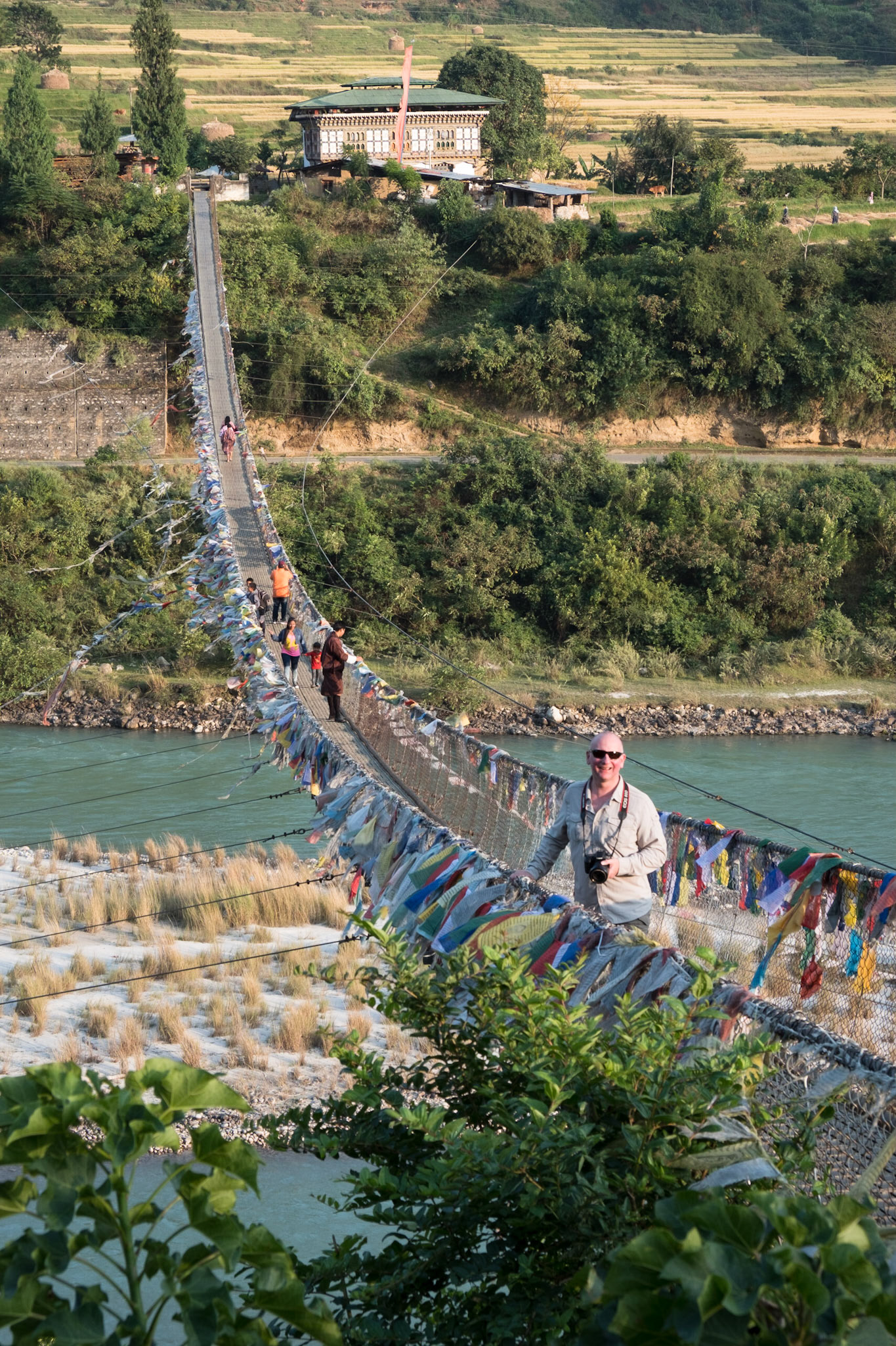 Bridge to Menagang village
