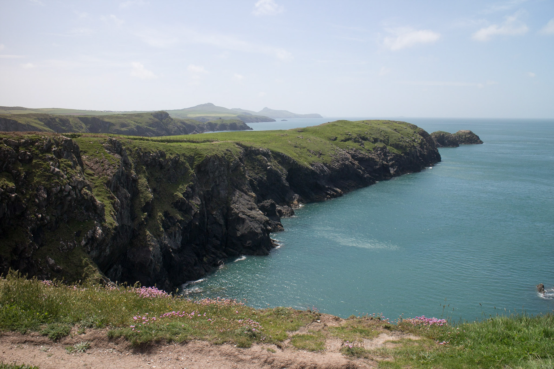View from the coastal path, Porthgain - Abereiddy