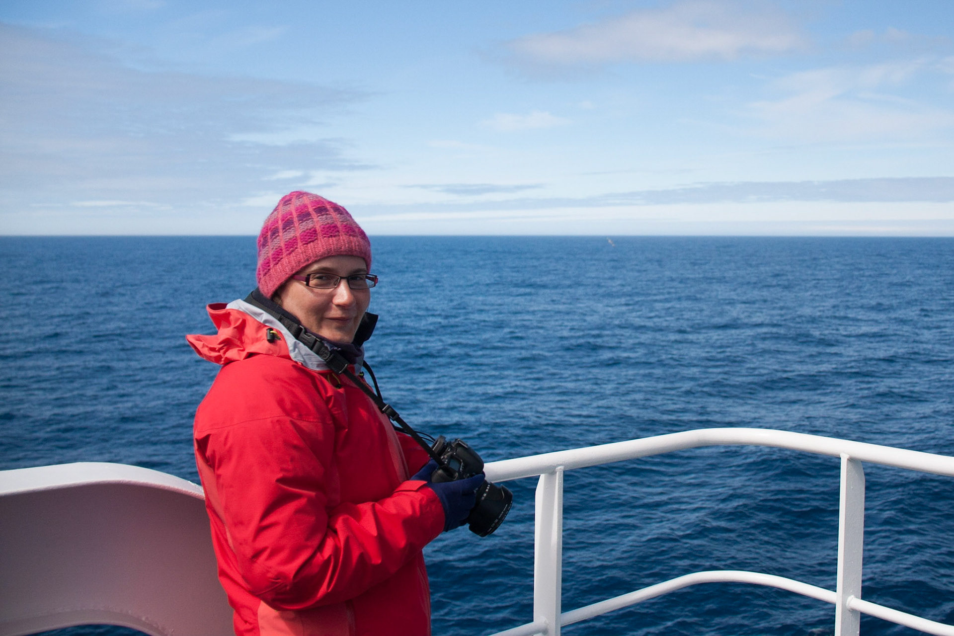 Sue and the "Drake Lake"!