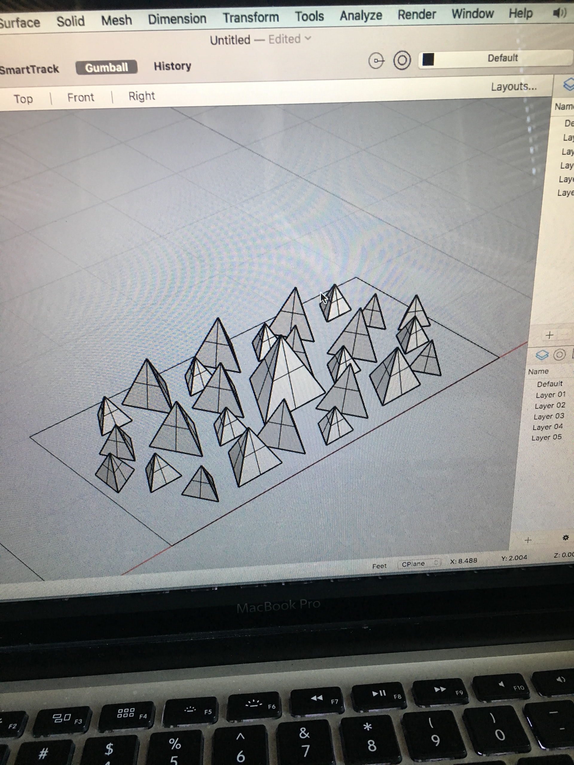 Scaled model of Installation