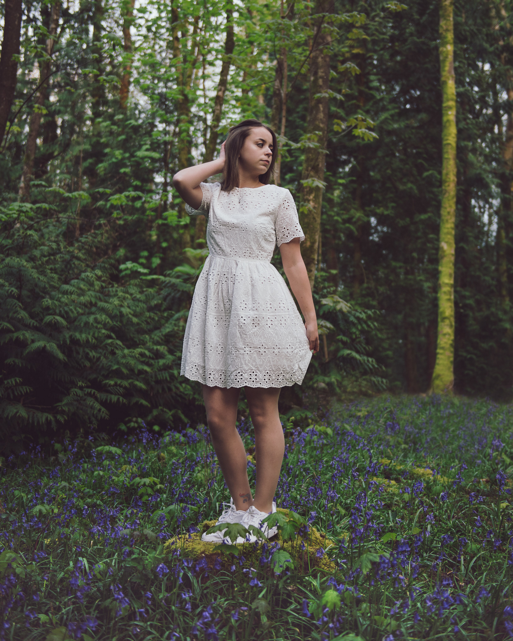 J-anis Photography Portraits in blue bells